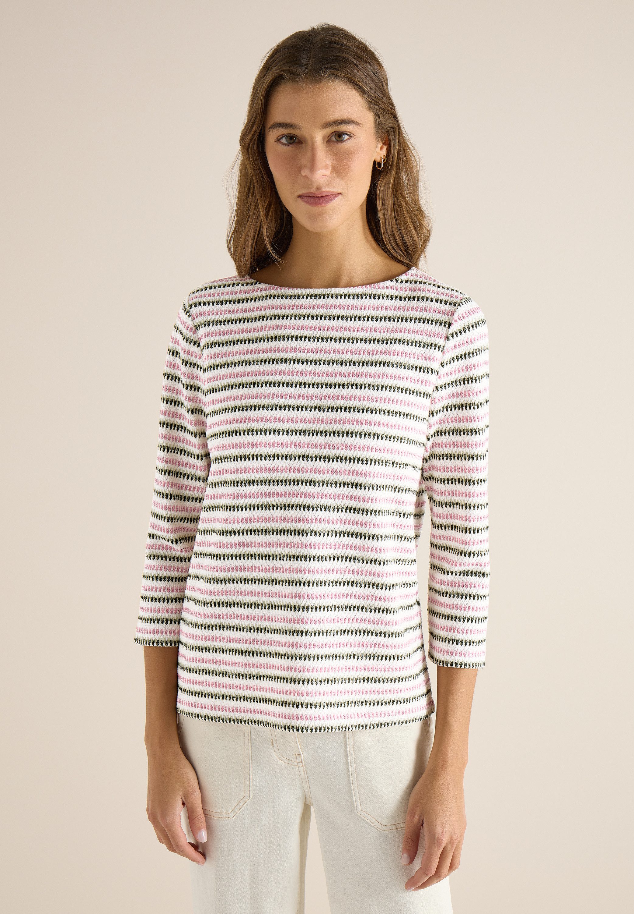 CECIL 3/4-Arm-Shirt mit 3/4 Ärmeln