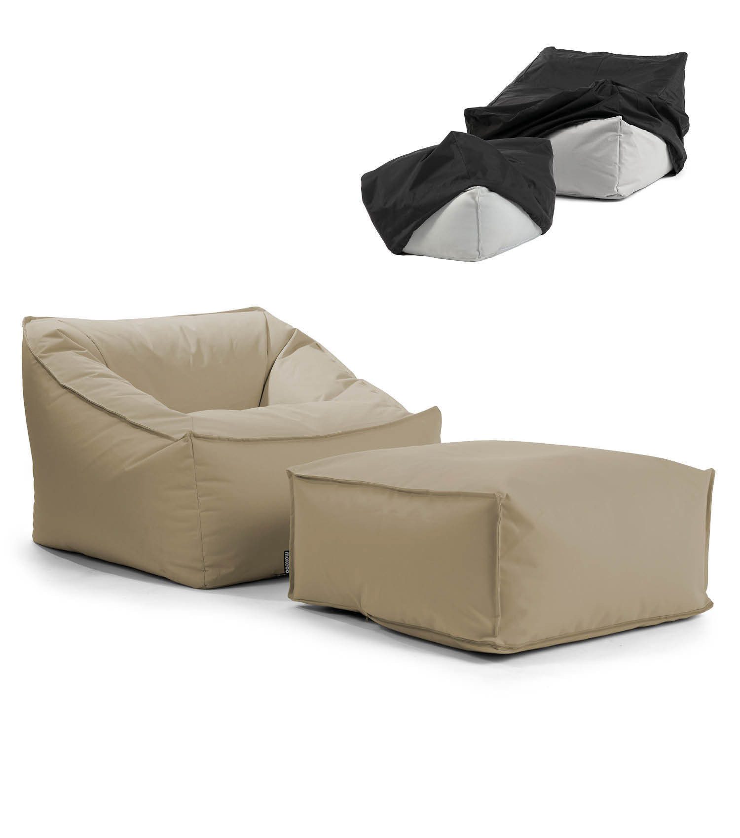 mokebo Sitzsack Der Sunnyboy (mit Hocker) günstig online kaufen