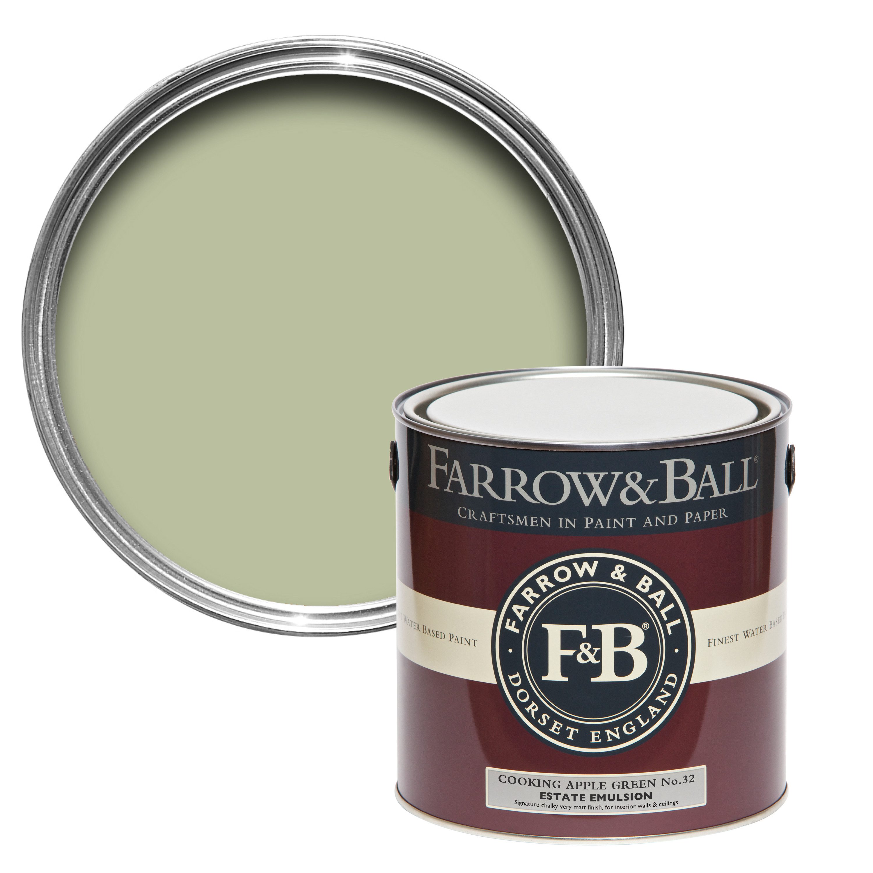 Wandfarbe Farrow and Ball - Cooking Apple Green 32