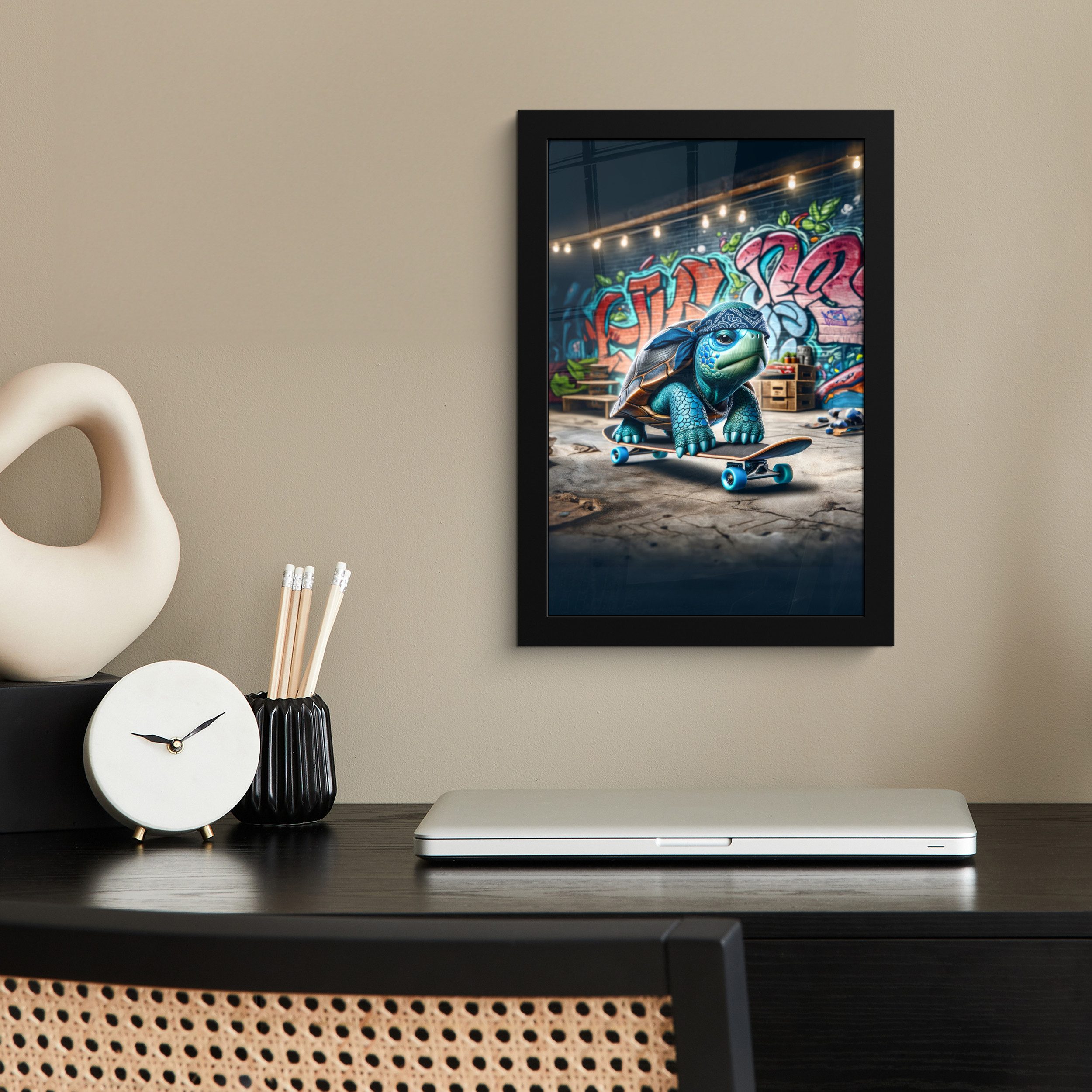 MuchoWow Poster Schildkröte - Graffiti - günstig online kaufen