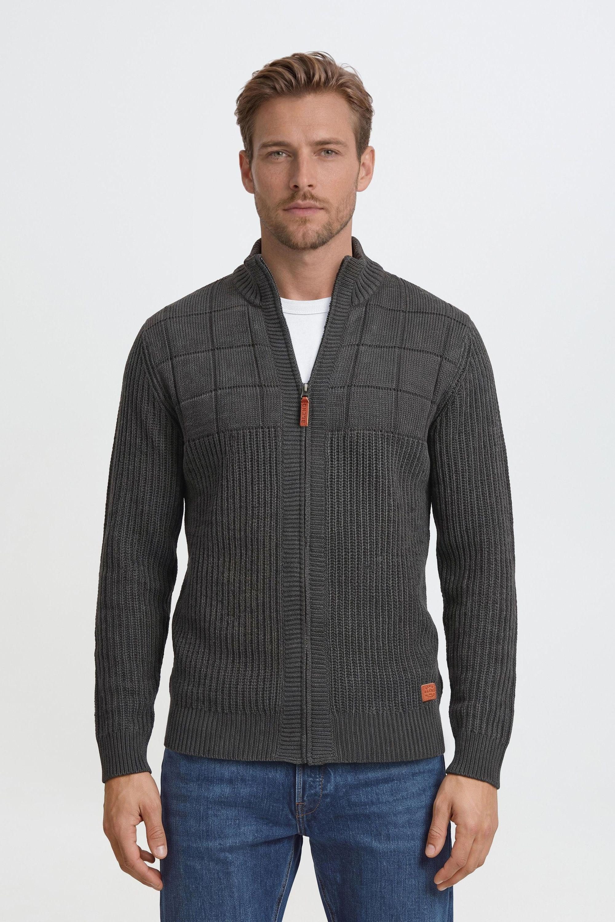Blend Strickjacke BHOteros Cardigan mit Stehkragen
