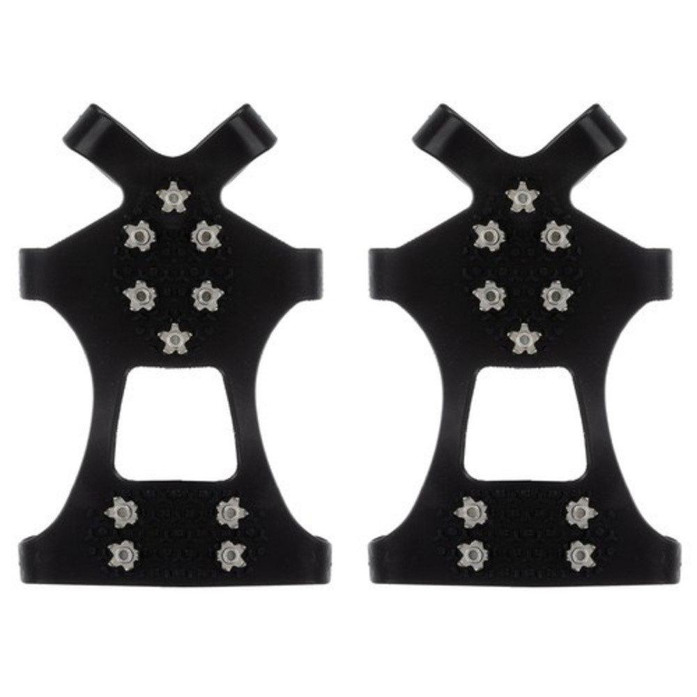 Trizand Spikes Anti-Rutsch Spikeschuhe (Spar-Set, 1-tlg., TPE-Overlays), Sicherheit bei Winterwanderungen und auf vereisten Pfaden