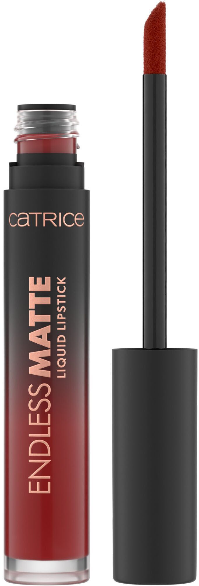 Catrice Lippenstift Endless Matte Liquid Lipstick, 3-tlg., Cremige, nicht klebrige Textur in einem edlen Schokobraun-Ton
