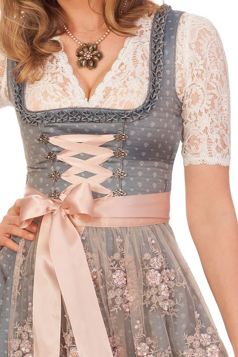 Spieth & Wensky Dirndlbluse Dirndlbluse - HADIA - schwarz, weiß günstig online kaufen