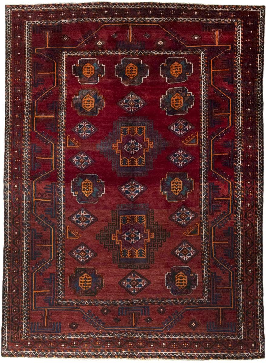 Orientteppich Turkaman 205x282 Handgeknüpfter Orientteppich / Perserteppich, Nain Trading, rechteckig, Höhe: 6 mm | Kurzflor-Teppiche