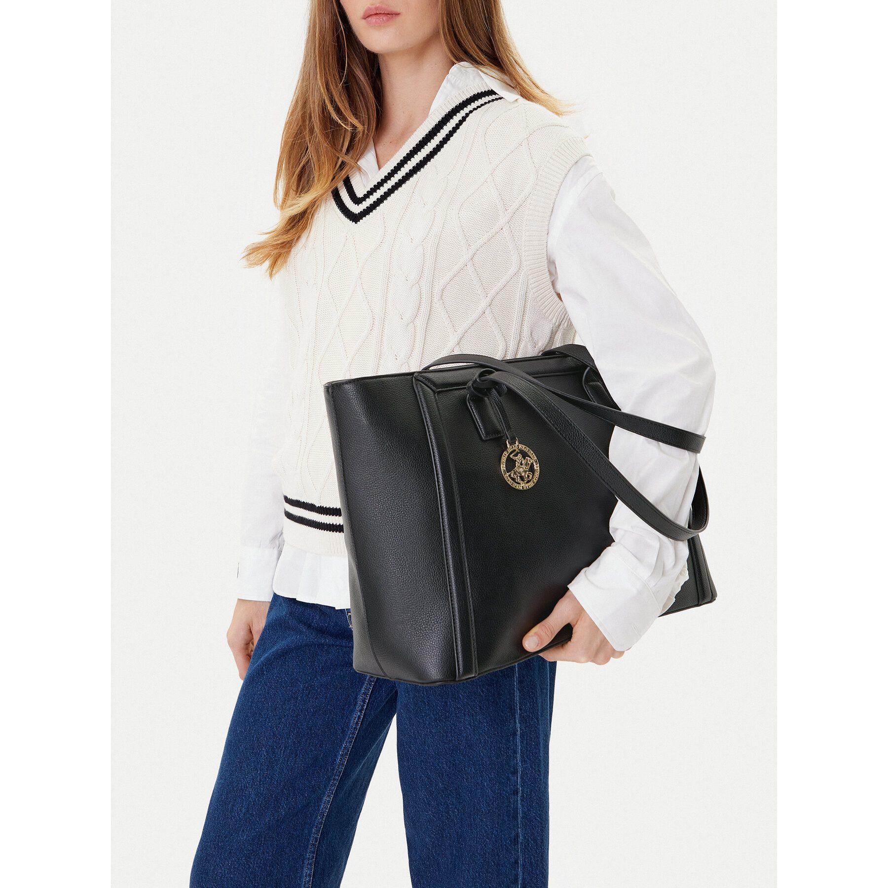 BEVERLY HILLS POLO CLUB Umhängetasche Beverly Hills Polo Club Damen Tasche 5907964407454 Schwarz