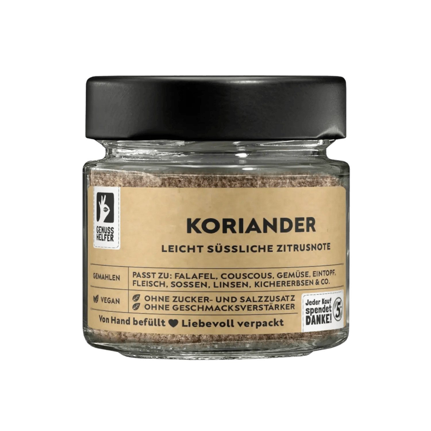 Bremer Gewürzhandel Gewürz Koriander, gemahlen, im Glas, 35 g