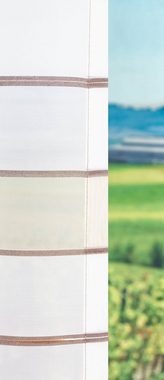 Vorhang Schlaufenschal Klassik Braunbeige, LYSEL®, (1 St), halbtransparent, HxB 255x140cm