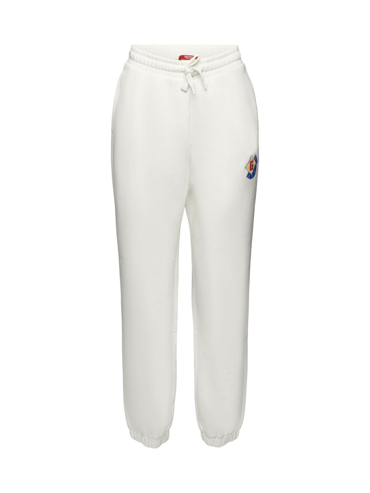 Esprit Jogger Pants Fleece-Jogginghose mit Logo-Aufnäher ICE | Jogger Pants