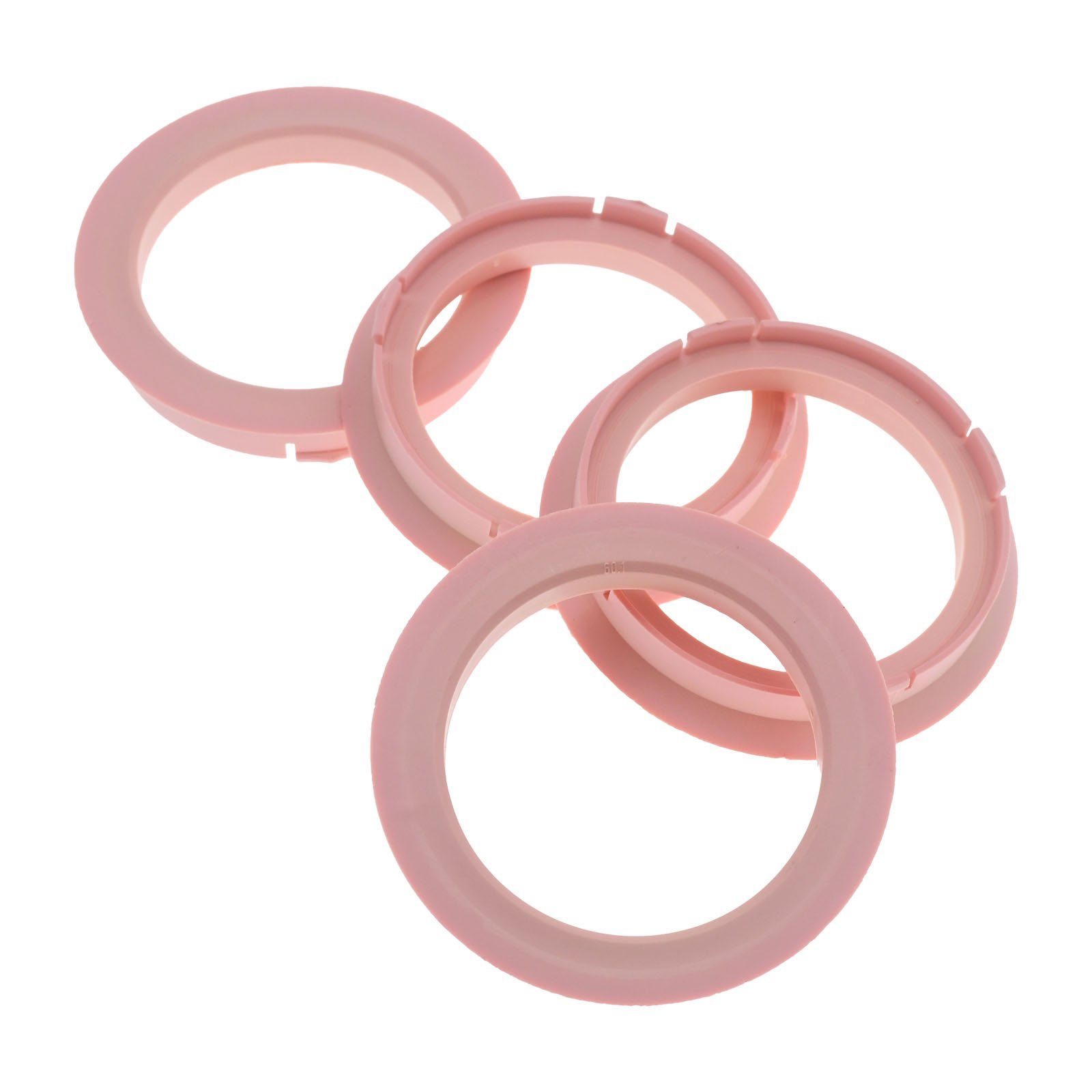 RKC Reifenstift 4x Zentrierringe Rosa Felgen Ringe Made in Germany, Maße: 74,1 x 60,1 mm