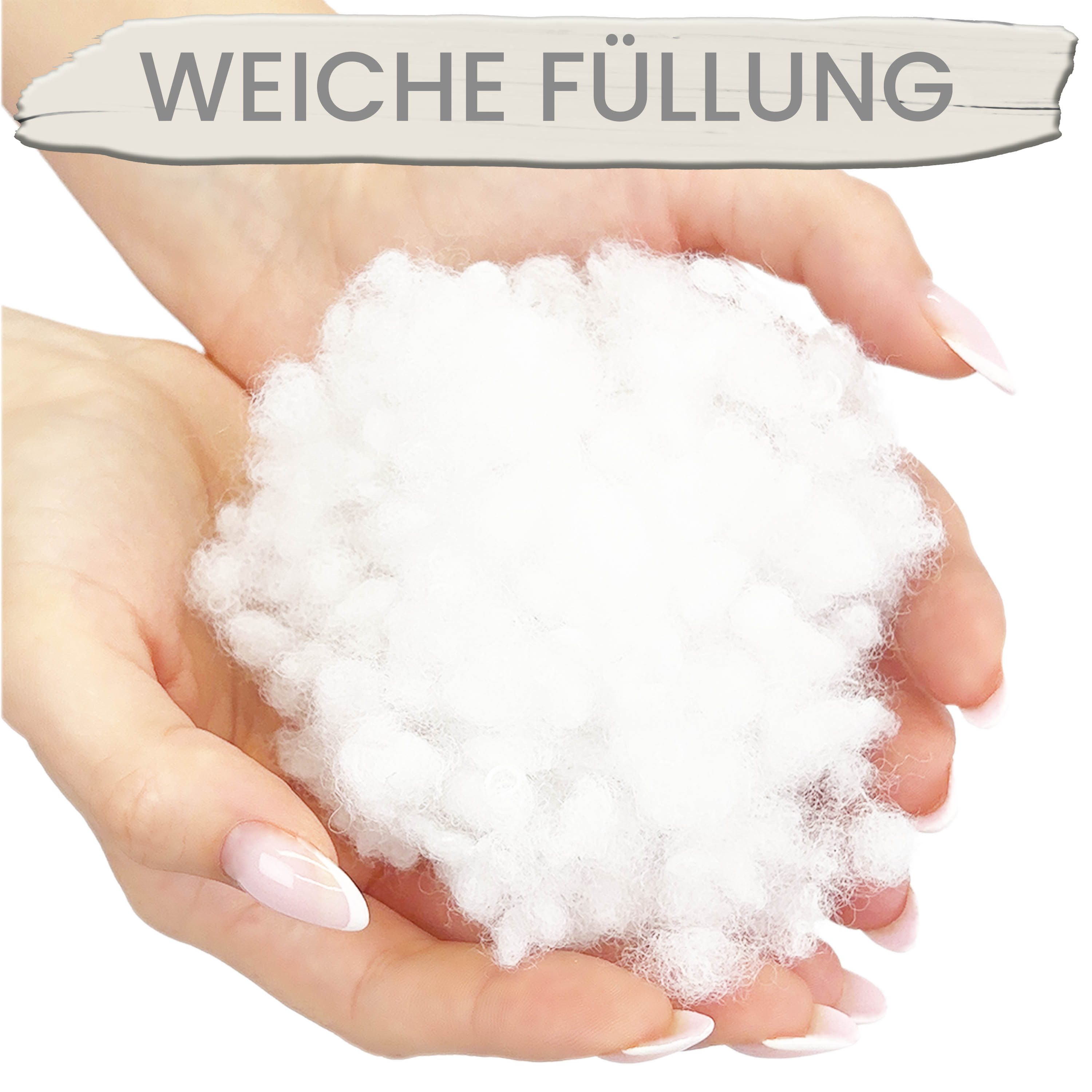Amilian Dekokissen mit Füllung und Bezug - 2er Set - Zierkissen; Sofakissen - 40x40 cm, (2 Stück), Dekokissen mit Inlett - Couchkissen mit Kissenfüllung
