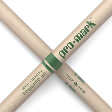 Promark Sticks Drumsticks (TXR5AW Sticks Natural American Hickory, Wood Tip), TXR5AW Sticks Natural American Hickory, Wood Tip - Drumsticks
