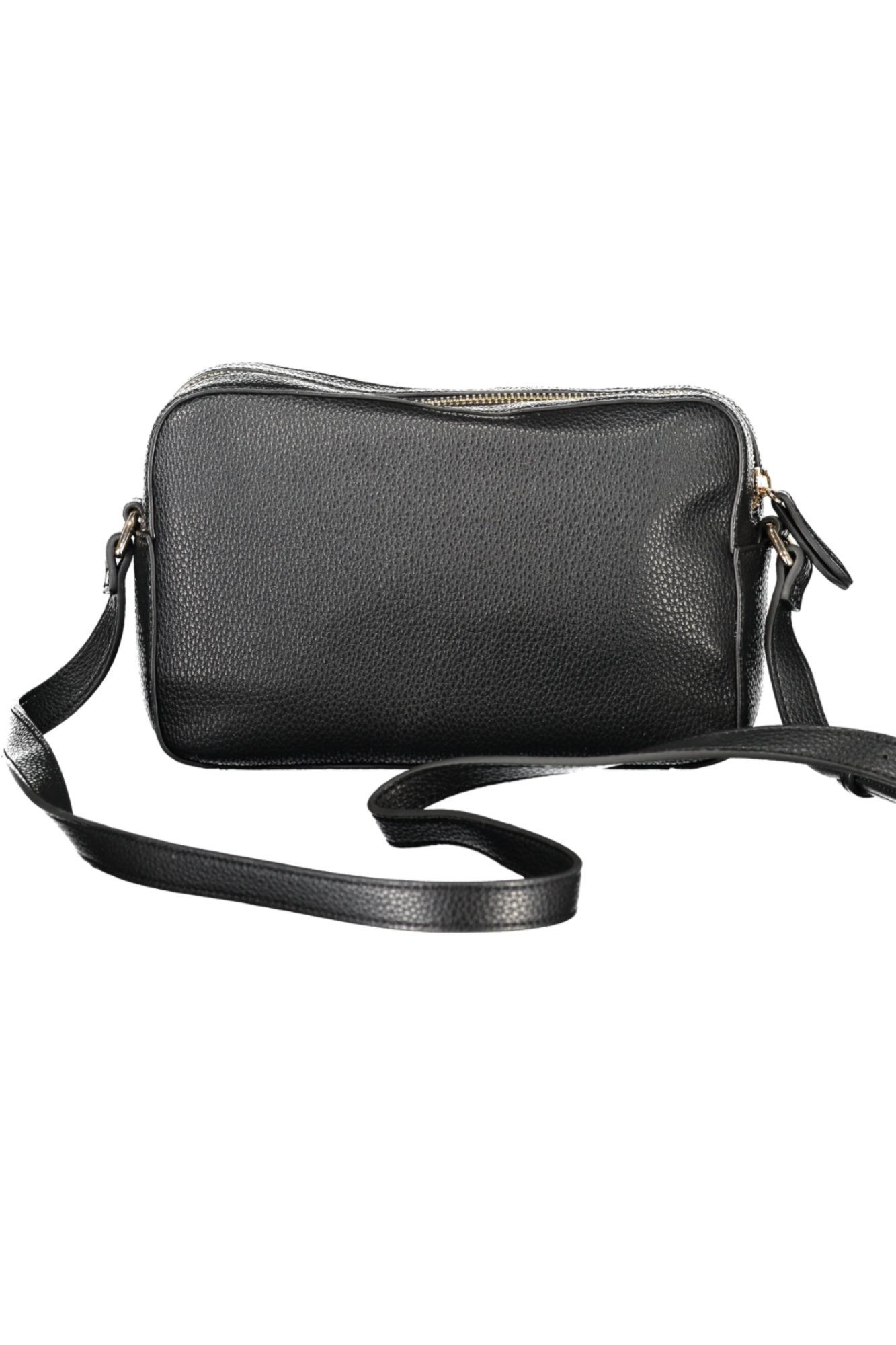 TWINSET Umhängetasche, Elegante schwarze Kameratasche mit verstellbarem Gurt und Logodetail