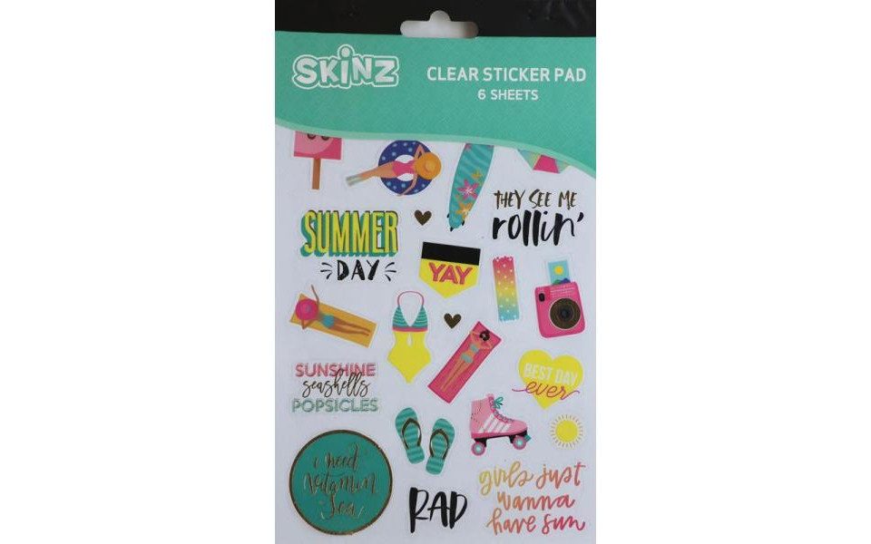 Glorex Stickerbuch Glorex Sticker-Buch Summer Fun