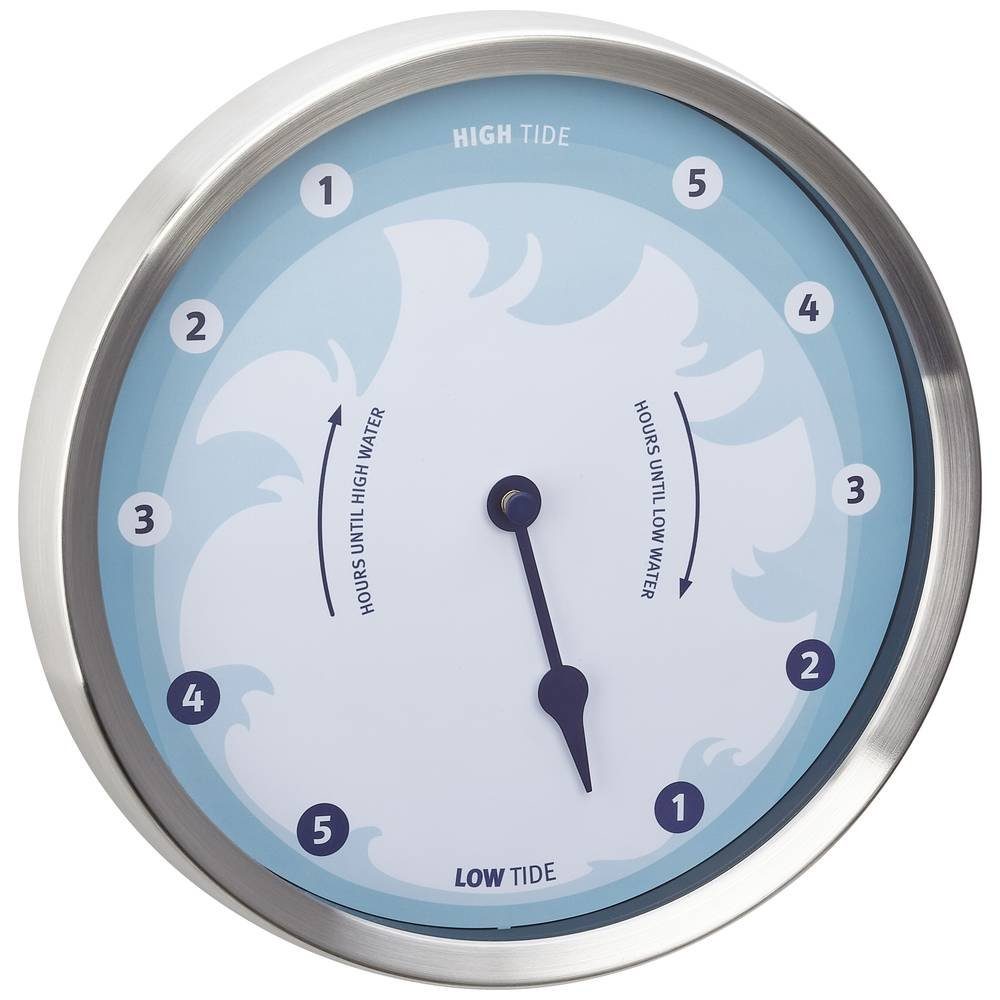 Wanduhr Zeitspanne zwischen Ebbe und Flut, maritim
