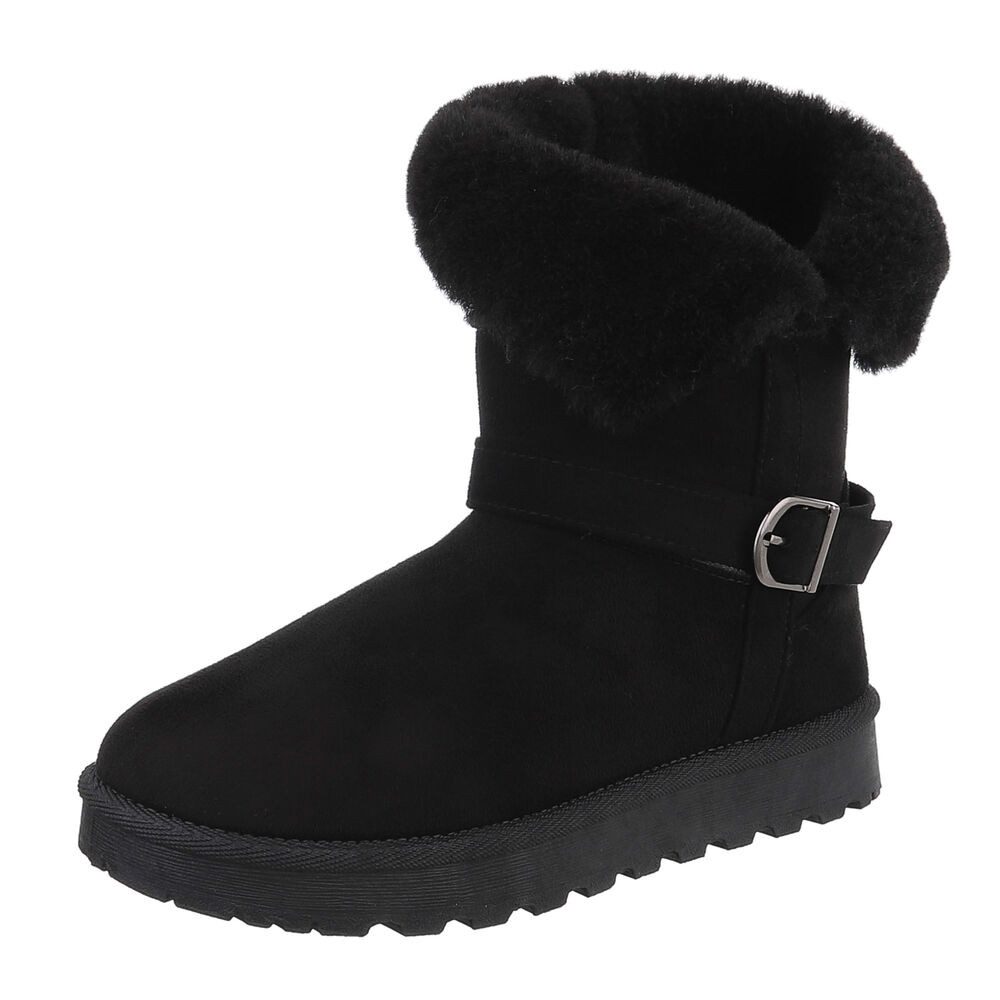 Ital-Design Damen Snowboots Freizeit Snowboots (87452025) Flach Plateaustie günstig online kaufen