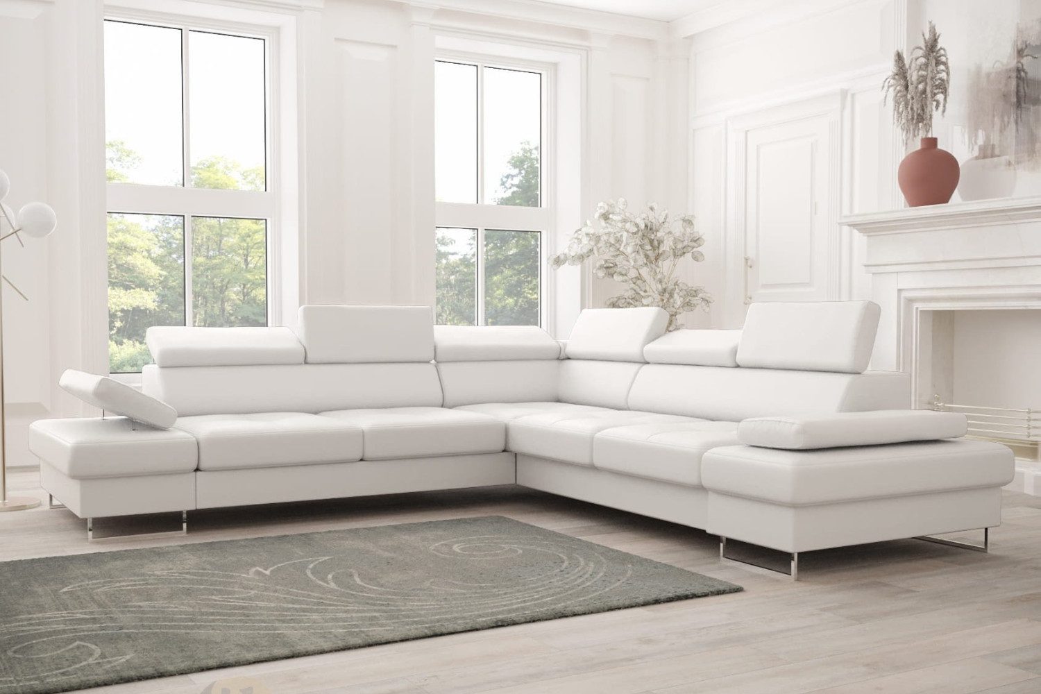 Friderik-EU Ecksofa Echtes Leder GALAXY MAX günstig online kaufen