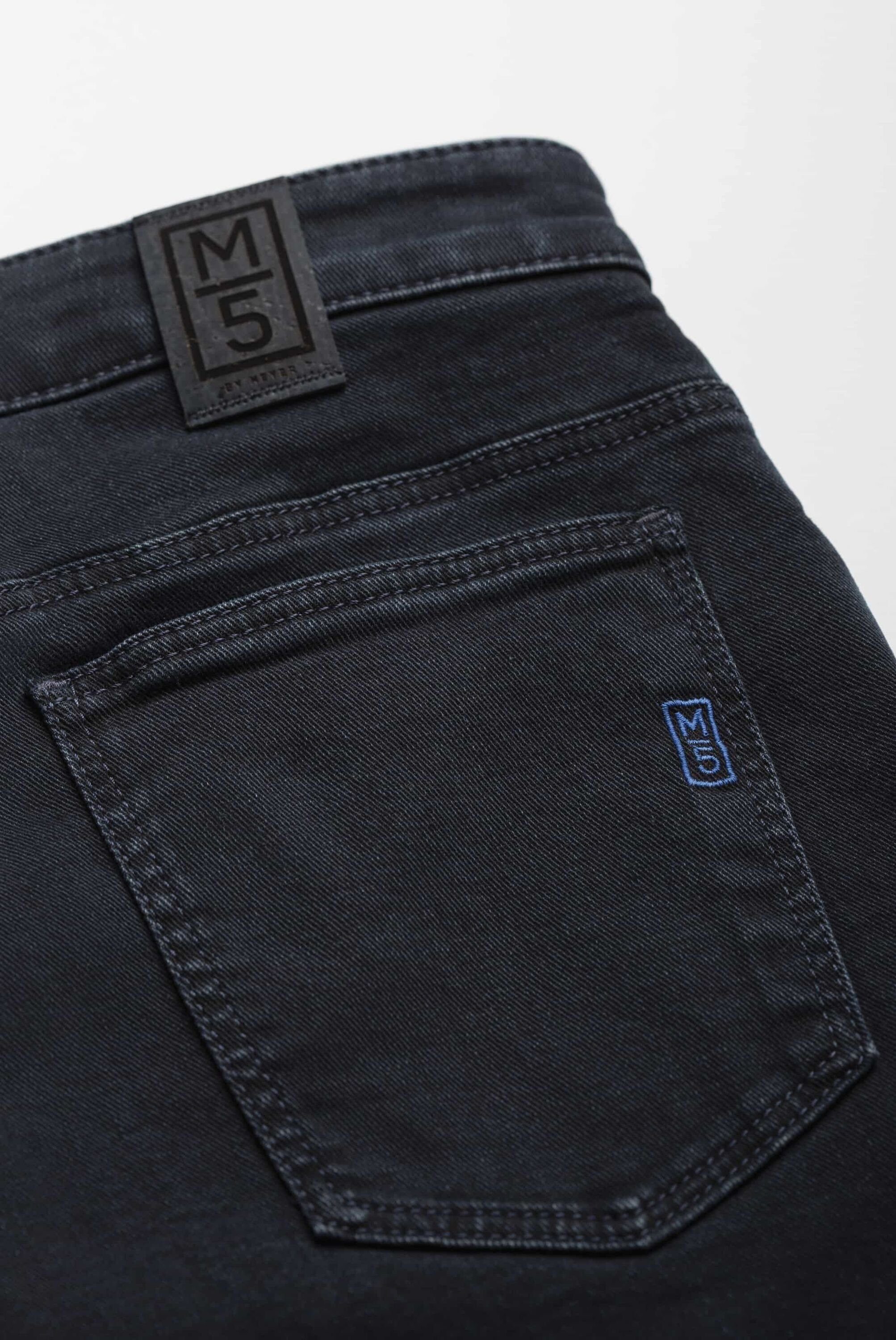 5-Pocket-Jeans dark aus stone MEYER blue Biobaumwolle