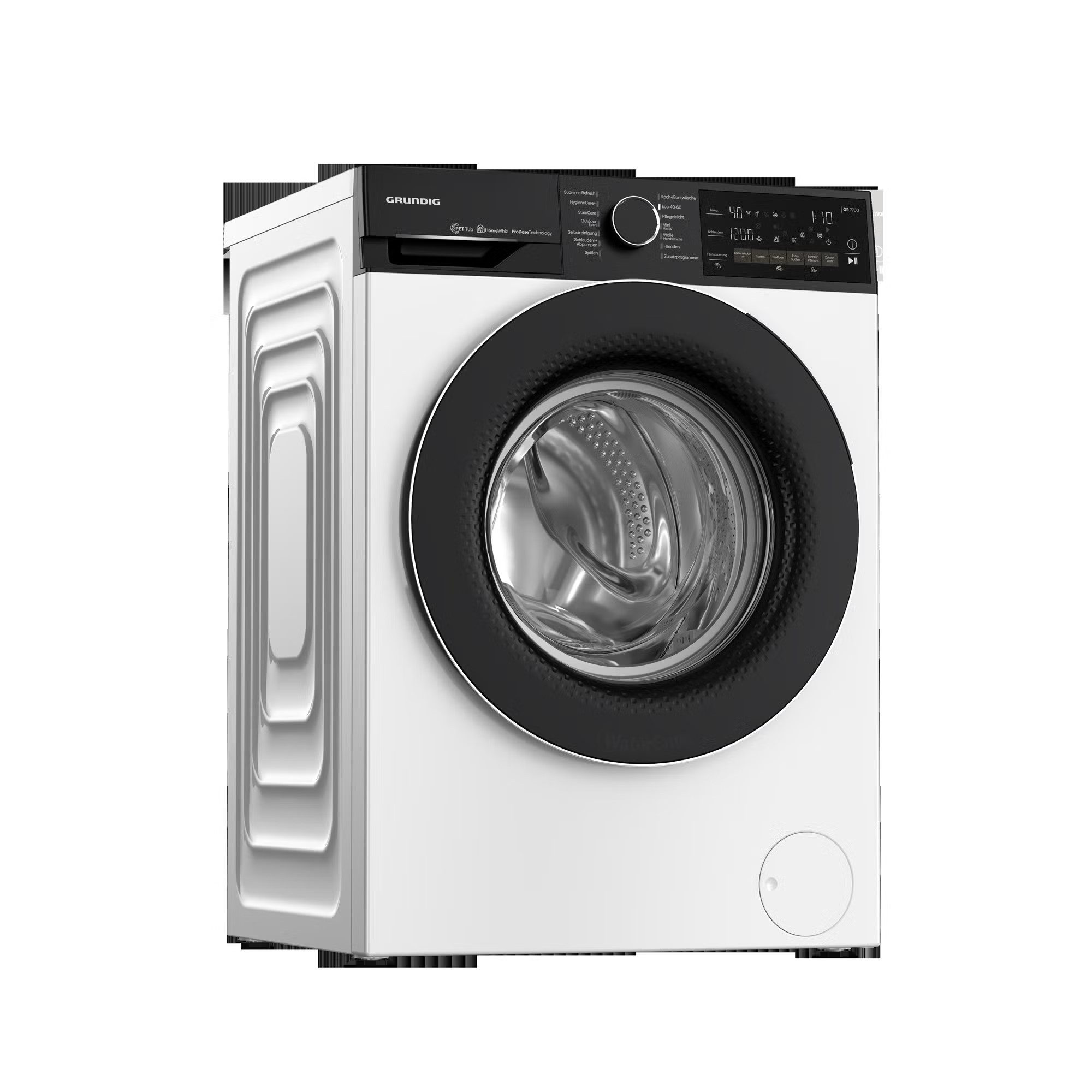 Grundig Waschmaschine Edition 75 WM Edition 75 WM, 9 kg, 1400 U/min, Inverter EcoMotor, Dampf-Funktion, HomeWhiz (App-Steuerung / WLAN)