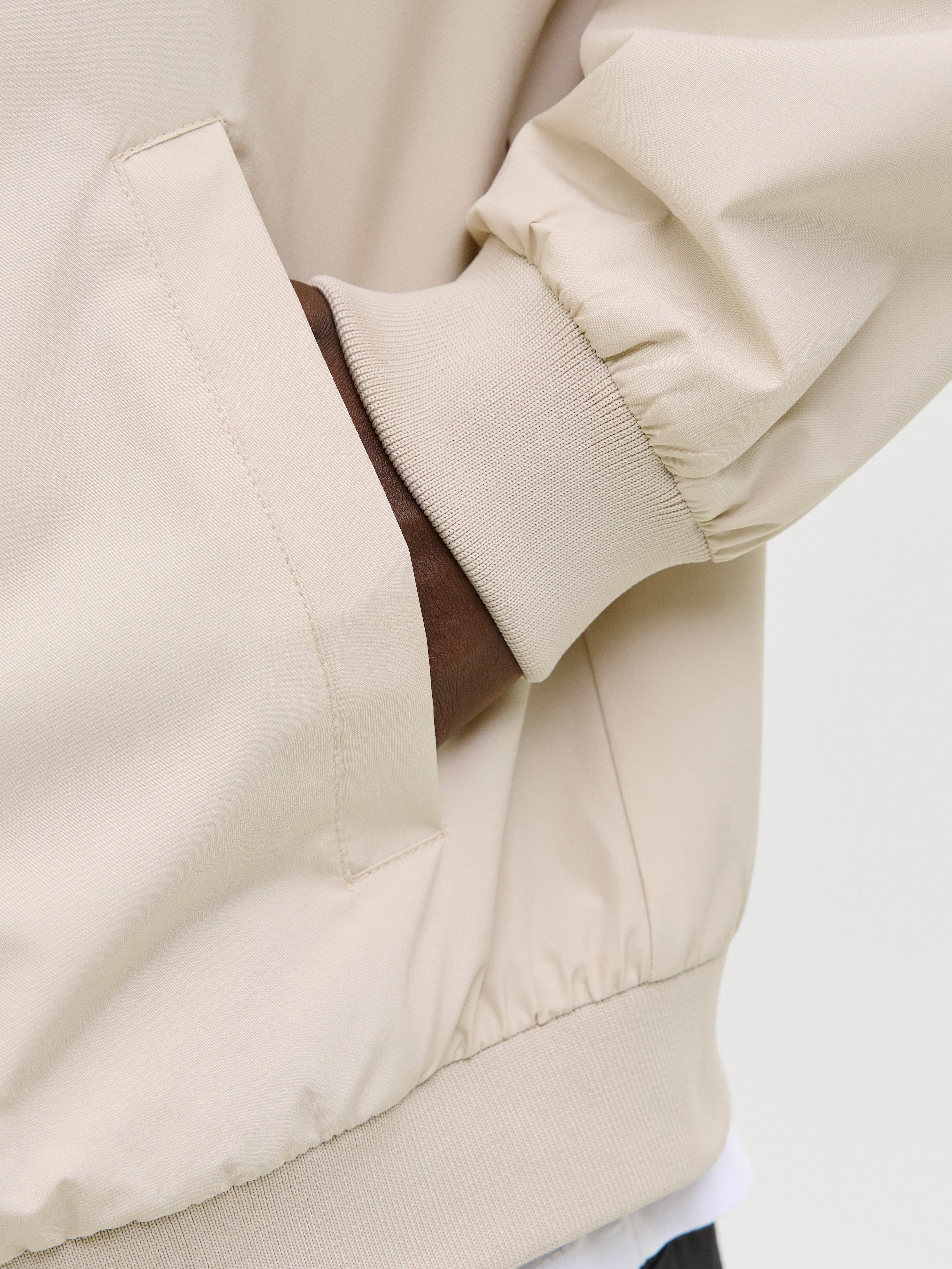 Jack & Jones Bomberjacke JJECHARGE STAND COLLAR BOMBER NOOS mit Stehkragen