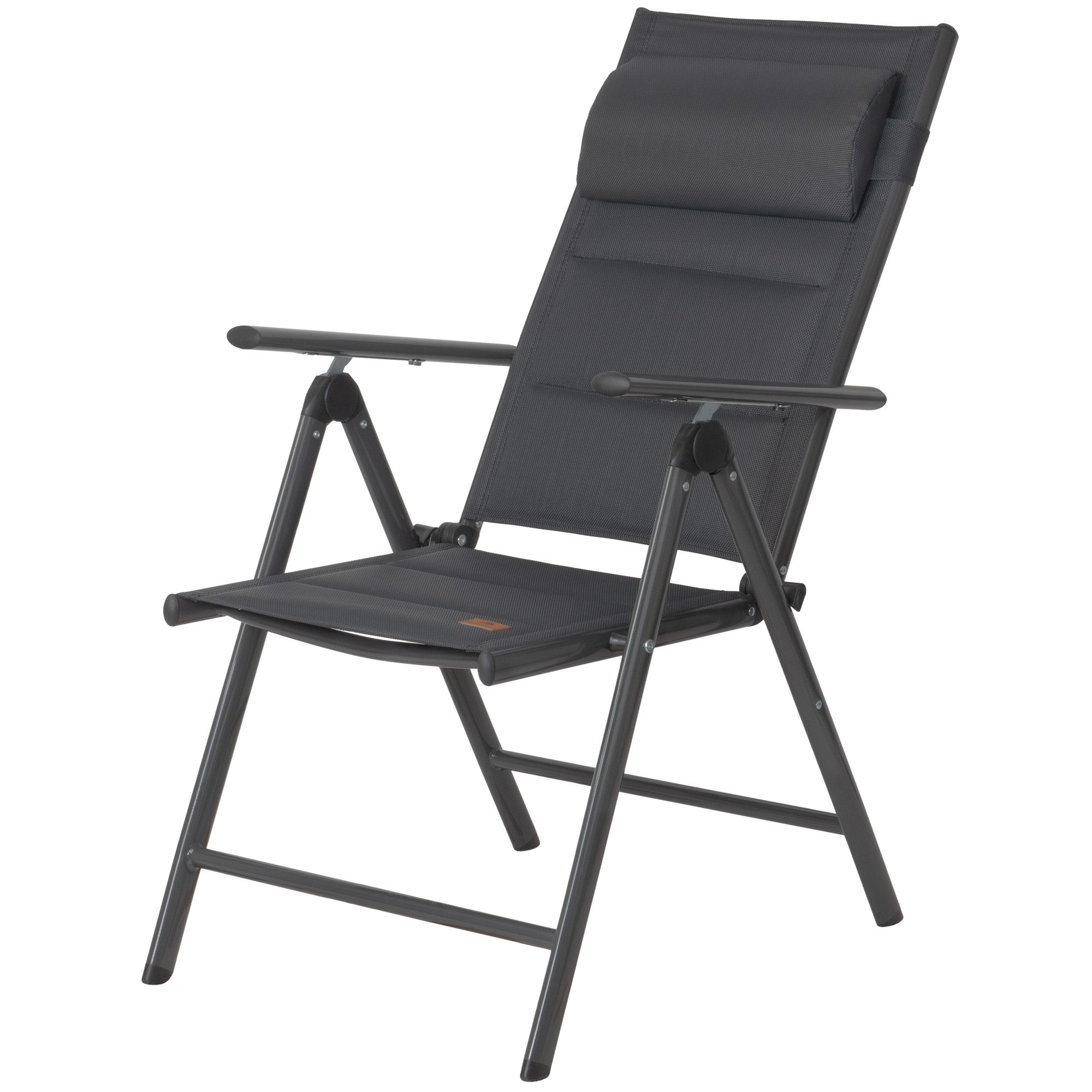 CampFeuer Klappstuhl Campingstuhl, Anthrazit, 7-fach verstellbar, günstig online kaufen