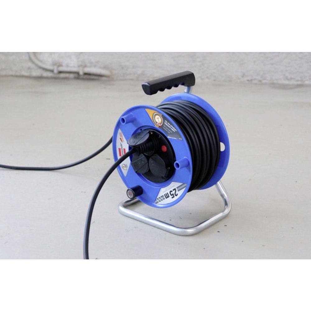 Brennenstuhl Brennenstuhl 9123020539 Kabeltrommel 25 m Schwarz Schutzkontak günstig online kaufen