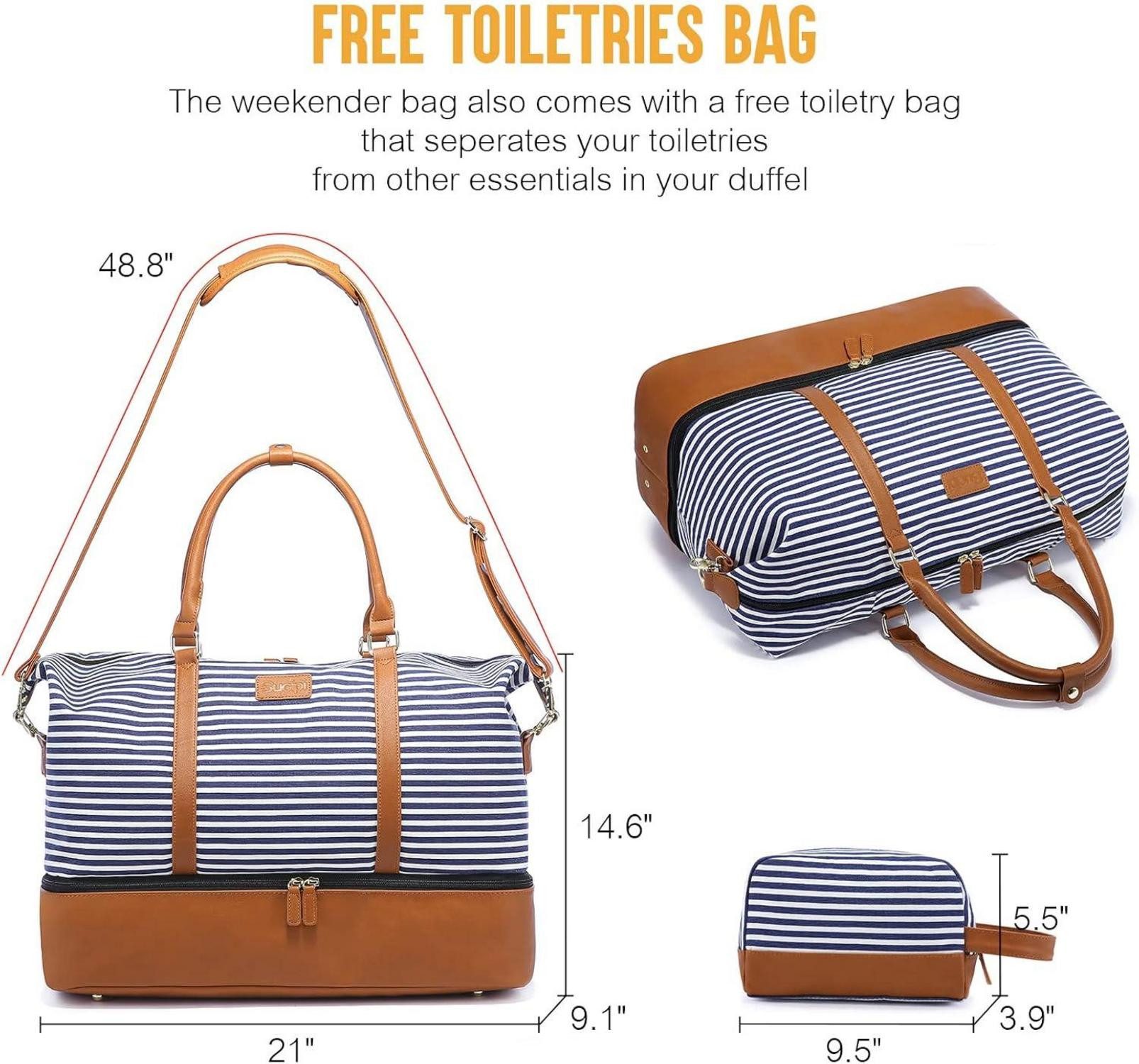LuxusKollektion Reisetasche Sucipi Damen Reisetasche Weekender günstig online kaufen