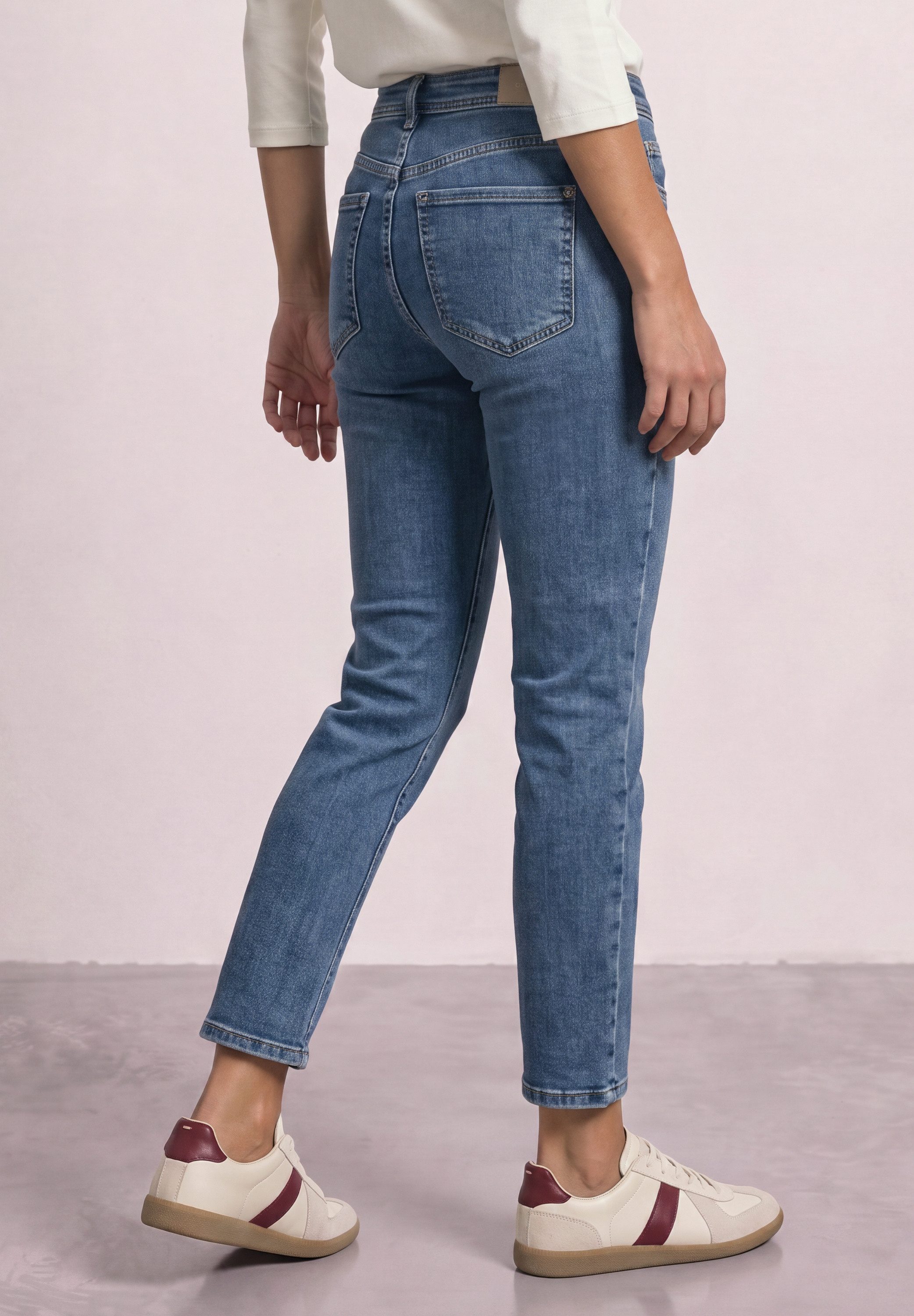 STREET ONE Slim-fit-Jeans Middle Waist