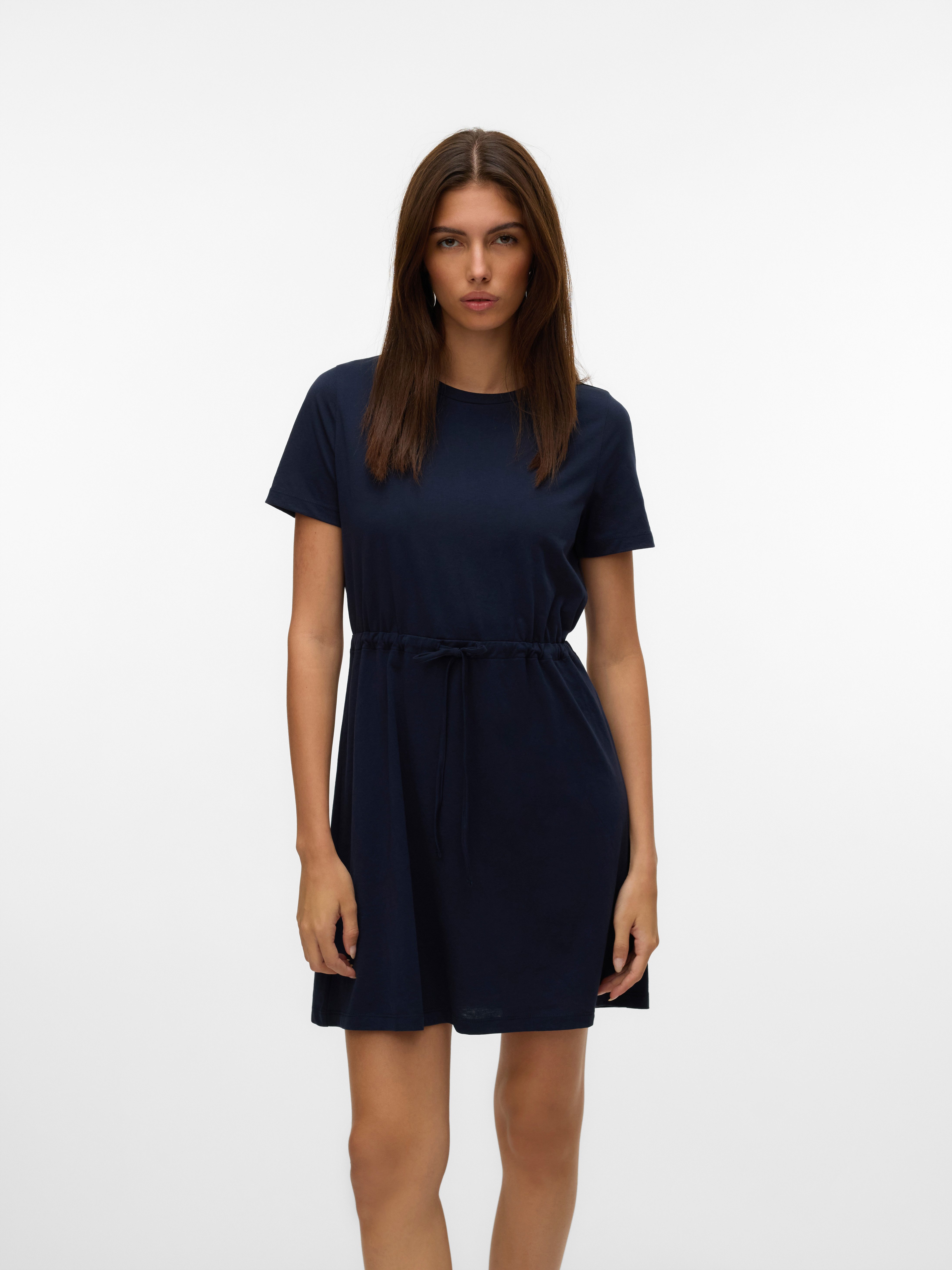Vero Moda Shirtkleid VMLUNA SS SHORT günstig online kaufen
