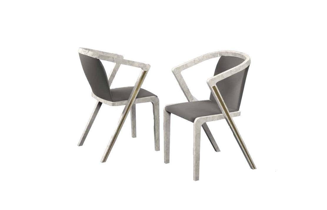 Polster Lehnstuhl Stuhl St), Modernen Made Stühle JVmoebel in Europa Luxus Esszimmer (1 Stuhl Möbel Design