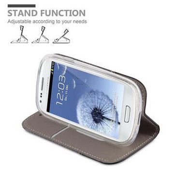 Cadorabo Handyhülle Samsung Galaxy S3 MINI Samsung Galaxy S3 MINI, Klappbare Handy Schutzhülle - Hülle - mit Standfunktion und Kartenfach