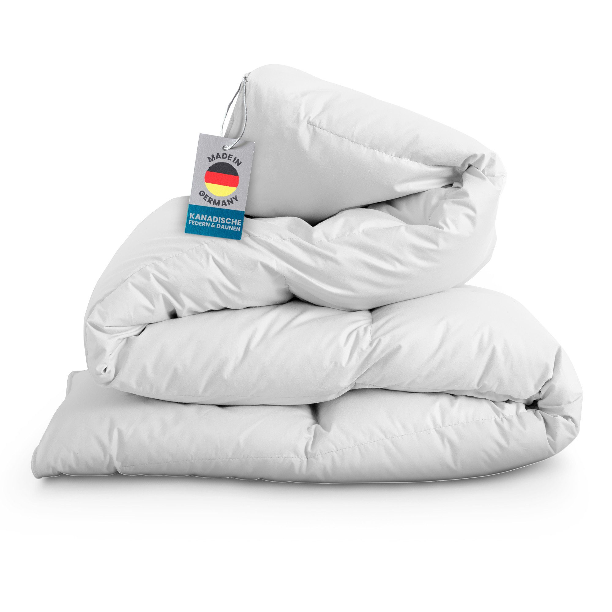 Bestlivings Federbettdecke 135x200 cm für den Winter, Füllung: 10% Daunen, günstig online kaufen