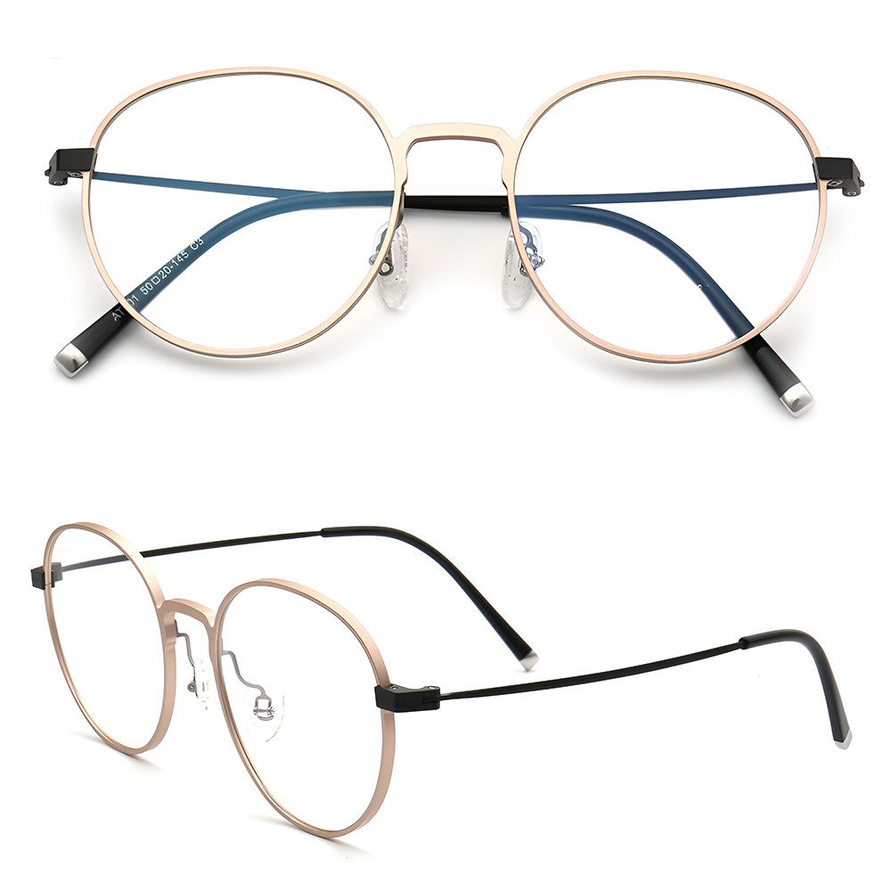 PACIEA Lesebrille Damen Herren Hochwertige Legierung Blaulichtfilter Ultraleicht Titan