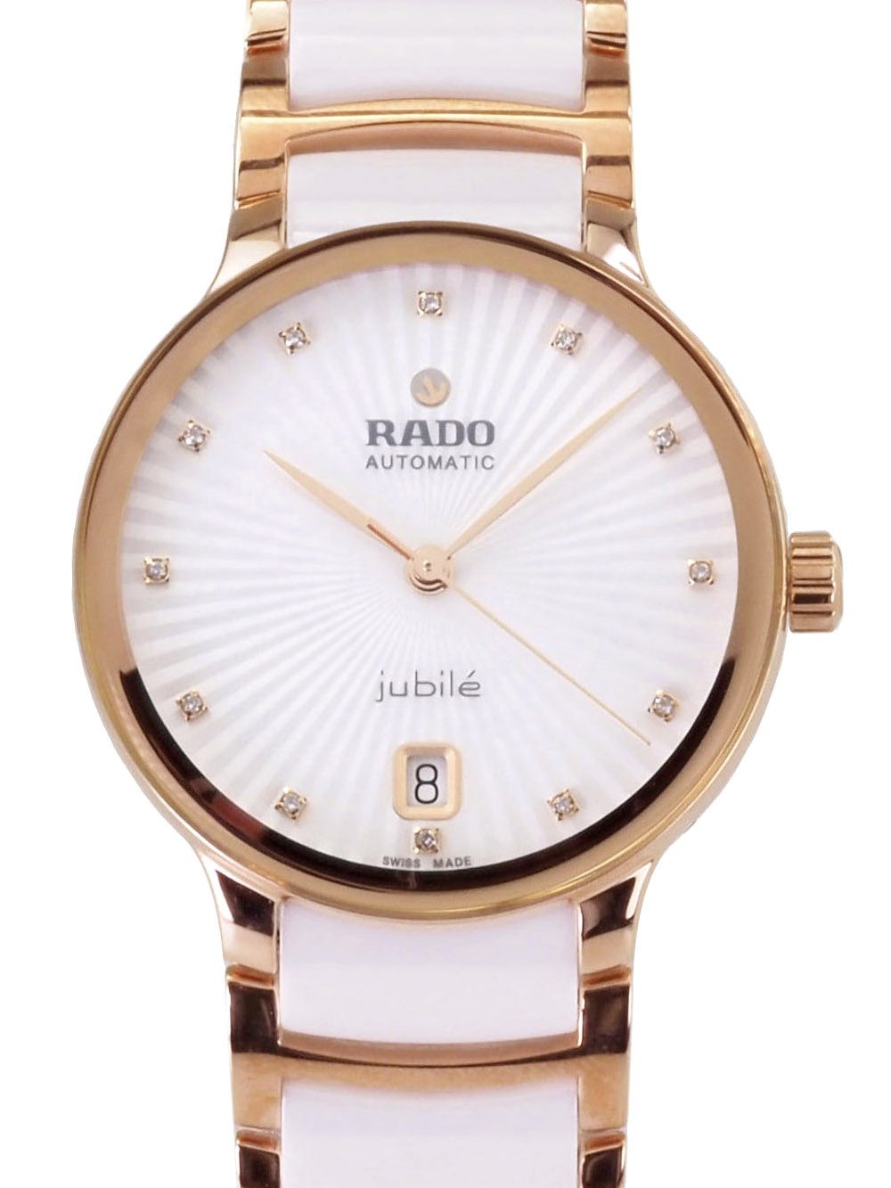 Rado Automatikuhr Damen Uhr R30037744 Centrix Diamonds Swiss Made Ø 35 mm