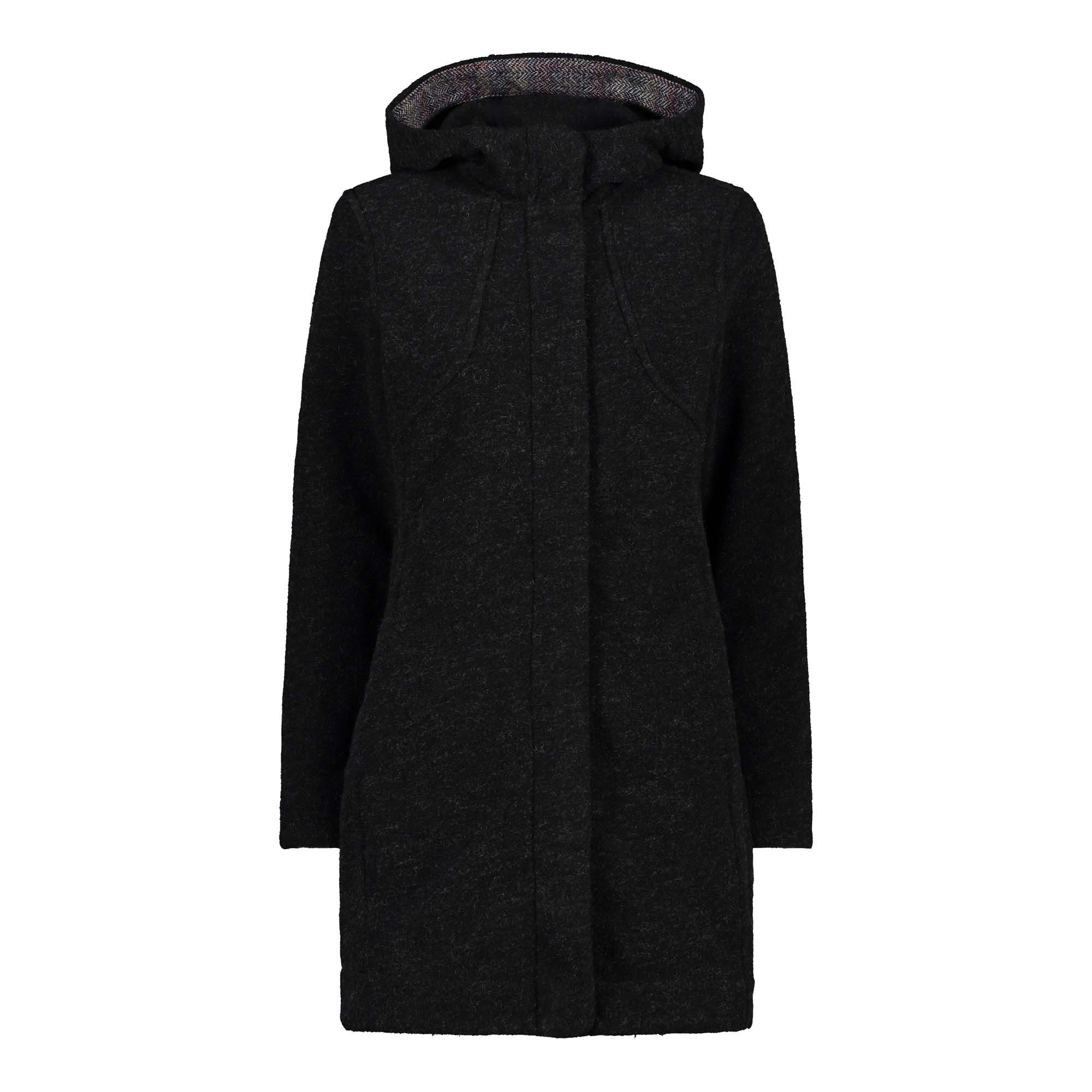 CMP Wintermantel CMP Damen Mantel Woman Coat Fix Hood 32M2286 günstig online kaufen