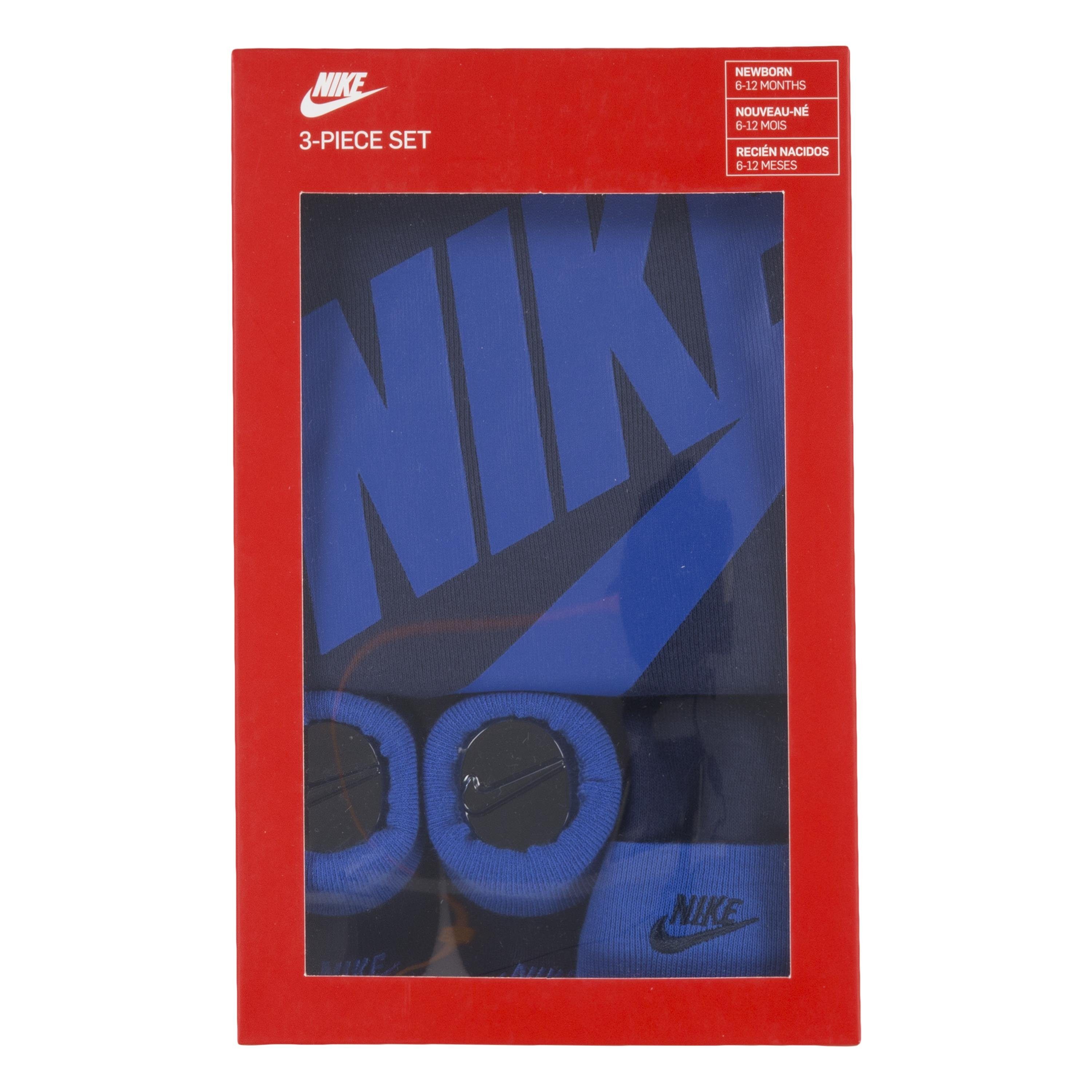 HAT LOGO BOO Nike LS Sportswear 3-tlg) (Set, Erstausstattungspaket / FUTURA BODYSUIT marine /