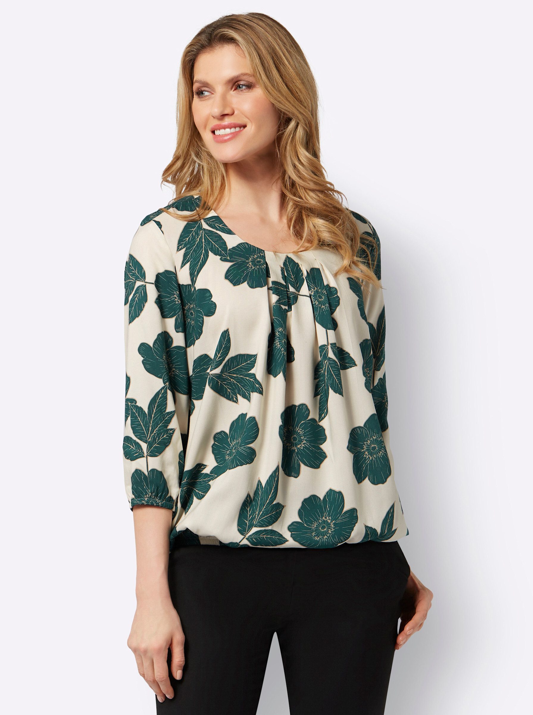 Klassische Bluse Schlupfbluse
