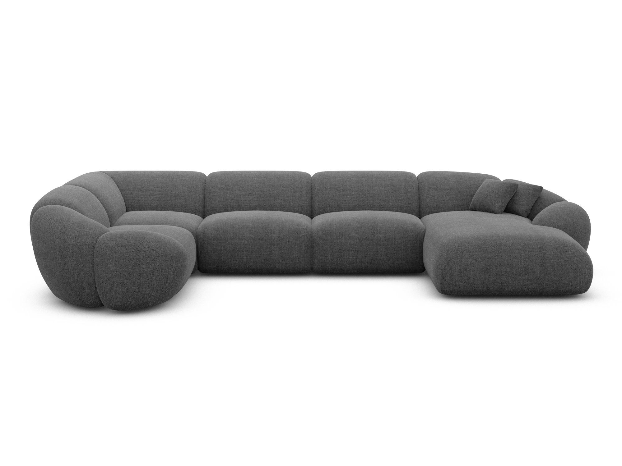 Sofa Dreams Wohnlandschaft Wohnlandschaft Solverde XL U-Form in Stoff, Wohnlandschaft, U-Form, Moderne Wohnlandschaft in U-Form, 2 Zierkissen inklusive