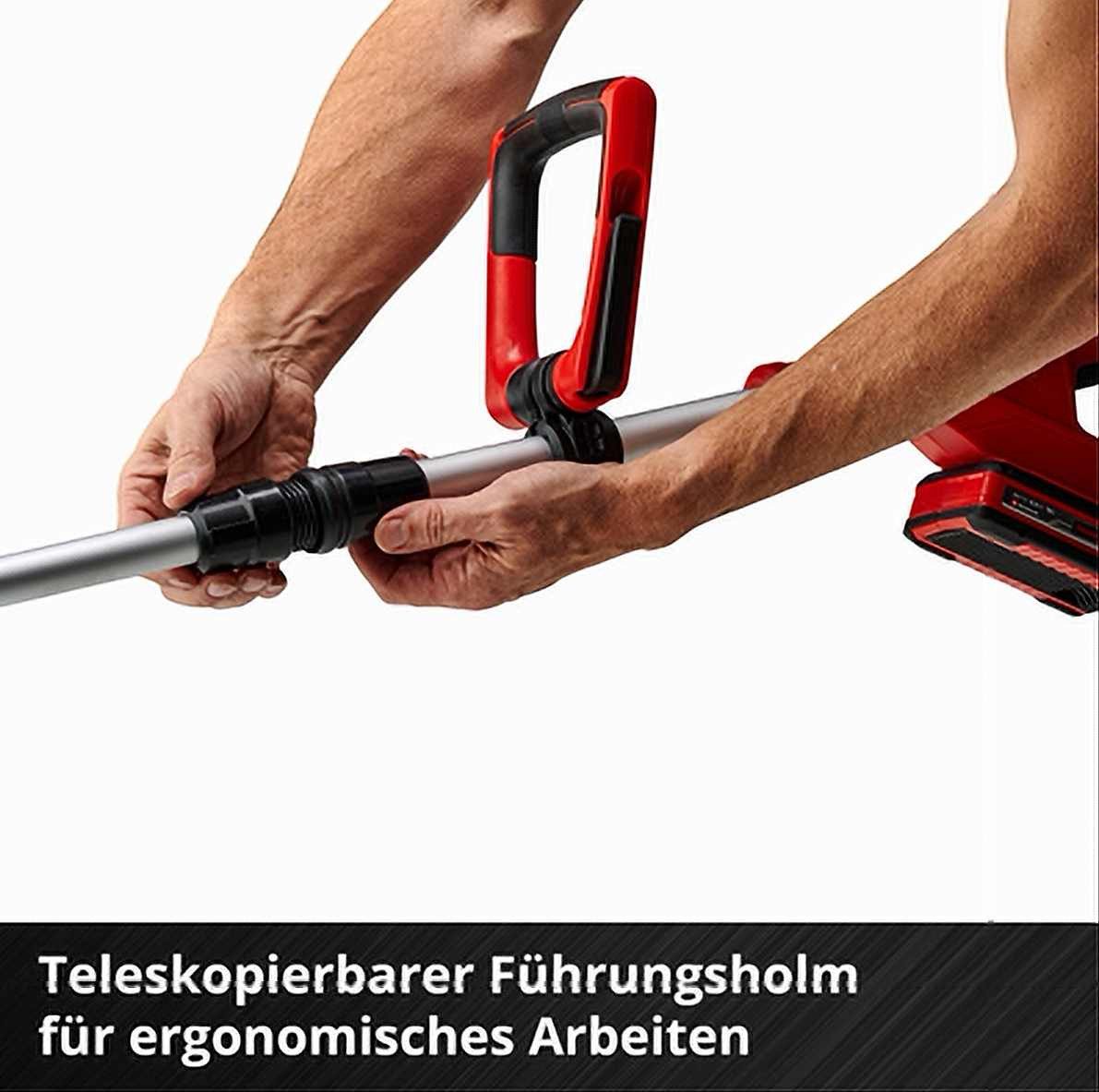 Einhell Akku-Schlagschrauber Rasentrimmer GE-CT 18/28 Akku 2.5 Ah Ladegerät 18V Ø 28mm Fadentrimmer