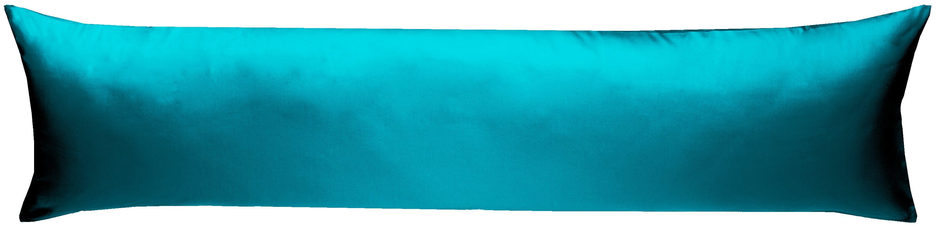 BETTWAESCHE-MIT-STIL Seitenschläferkissenbezug Mako Satin Seitenschläferkissen Bezug 40x145 cm & 40x200 cm einfarbig, (1 Stück)
