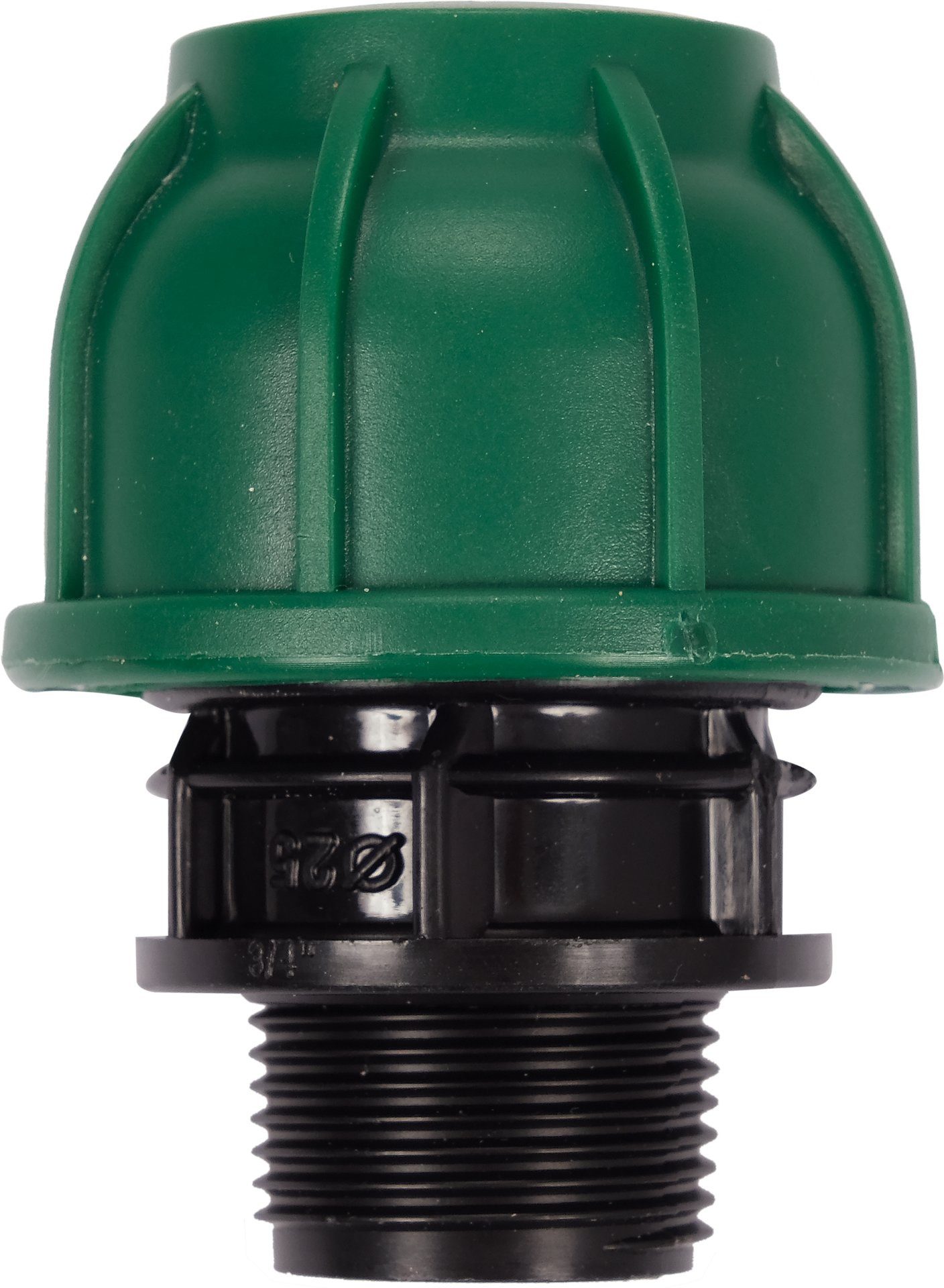 TRIZERATOP Schlauchkupplung PE-Klemmverbinder 25 mm x 3/4" Außengewinde, (PE-Klemmverbinder 25 mm x 3/4" Außengewinde), Qualität
