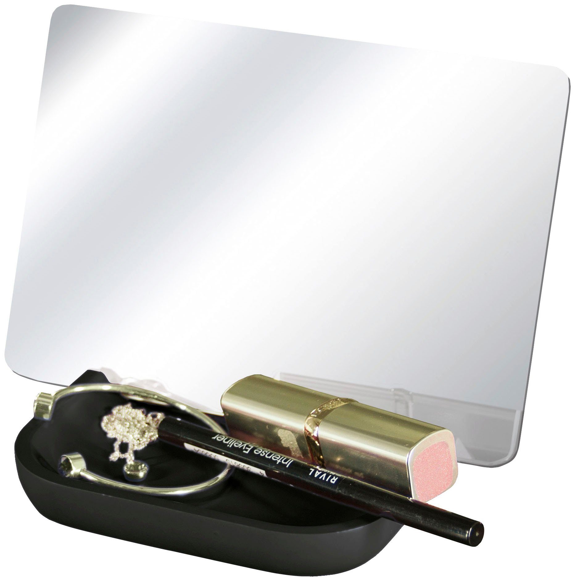 Kleine Wolke Kosmetikspiegel Tray Mirror (Set), mit Schmuckschale