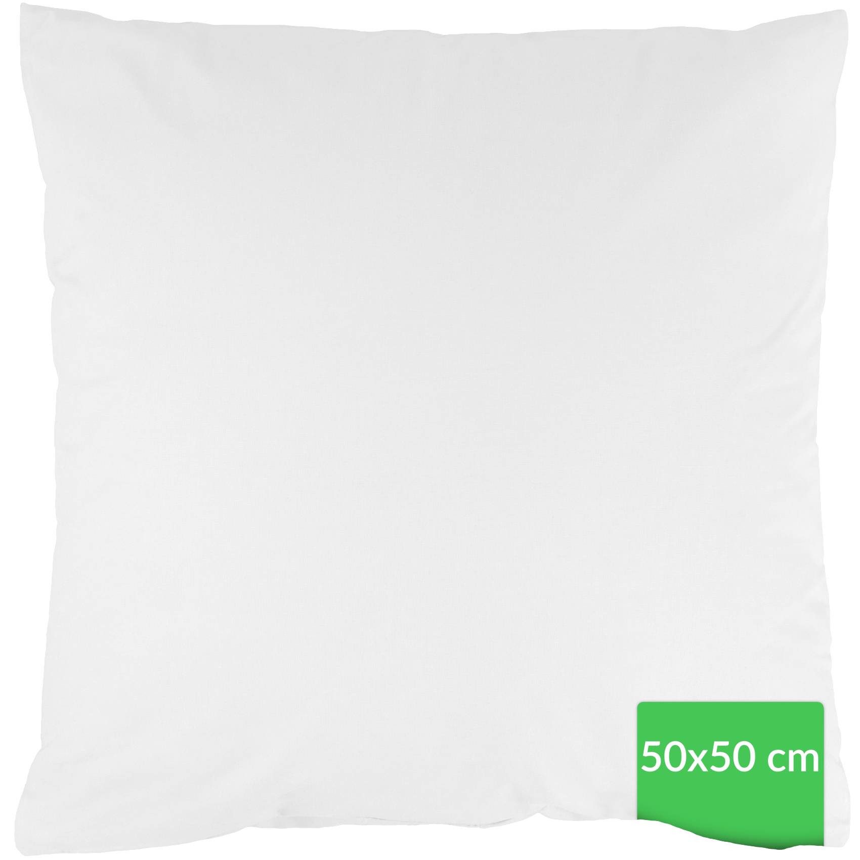 Kisska Kissenbezug LUNA Kissenüberzug Sofakissenbezug Kopfkissenbezug, (1 Stück), Atmungsaktiv, aus Baumwolle 50x50 Weiß