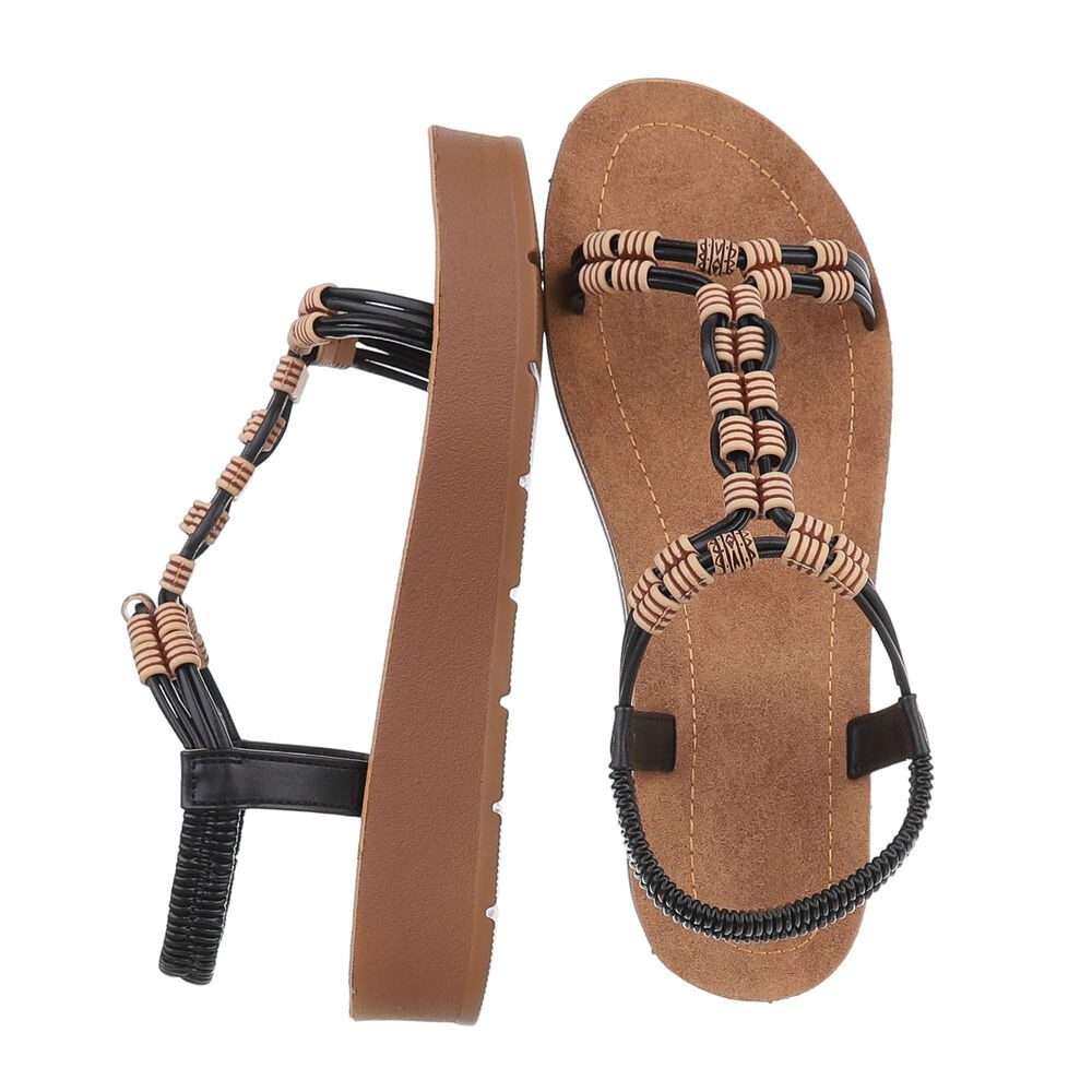 Ital-Design Damen Freizeit Riemchensandalette (86345129) Keilabsatz/Wedge günstig online kaufen