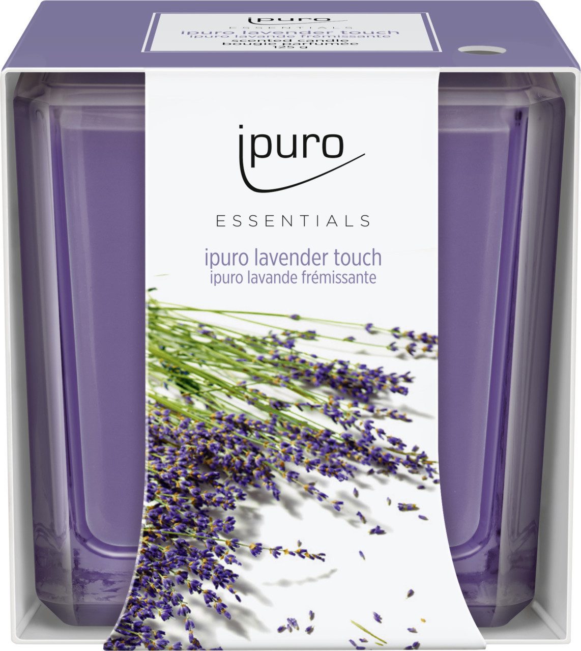 ipuro ESSENTIALS Duftkerze Lavender Touch  125g günstig online kaufen