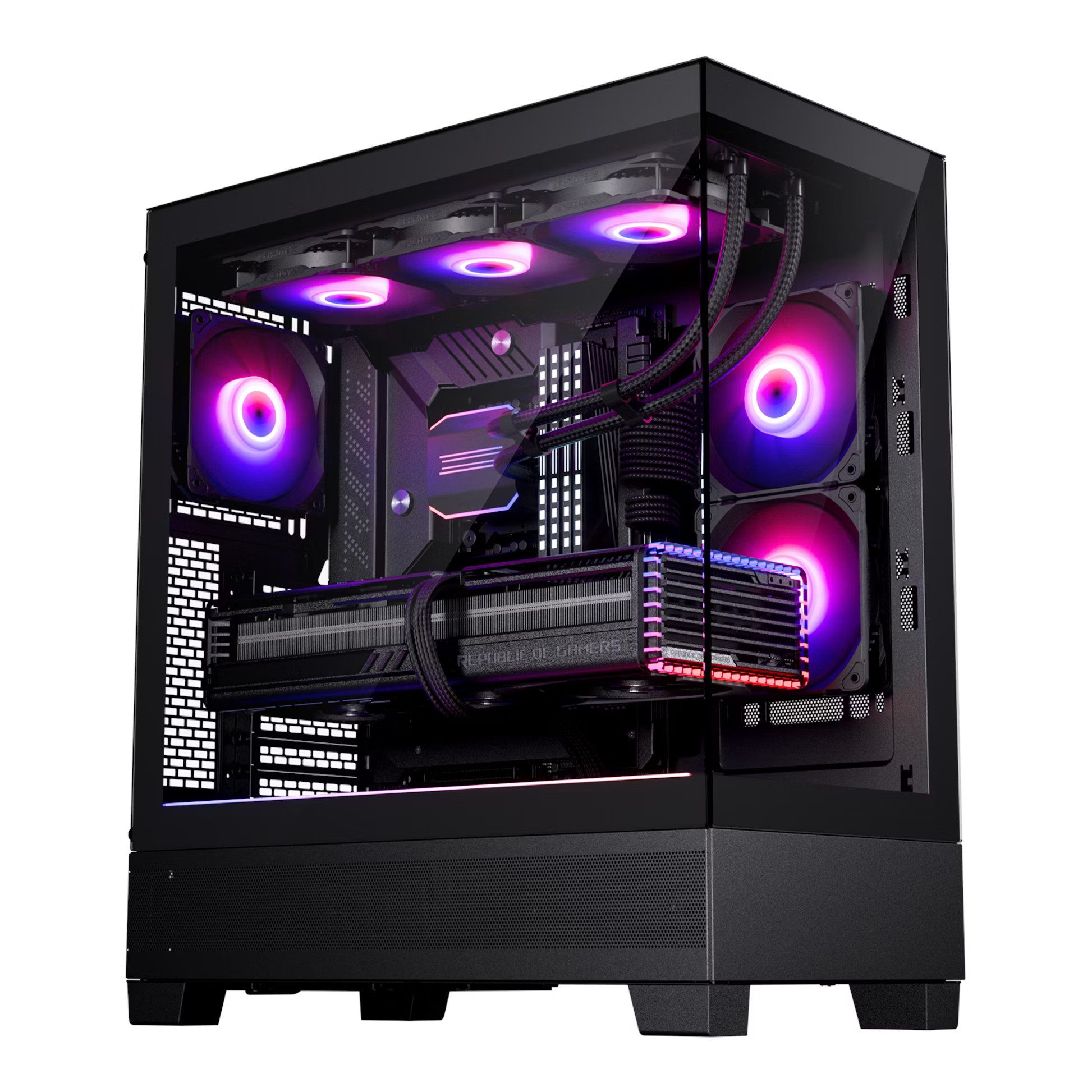 Meinpc Intel Core i9 24x 6.0 Ghz mit RTX 5070 Gaming-PC (Intel Core i9 i9-14900K, RTX 5070, 32 GB RAM, 1000 GB SSD, Wasserkühlung 360mm, Gaming)
