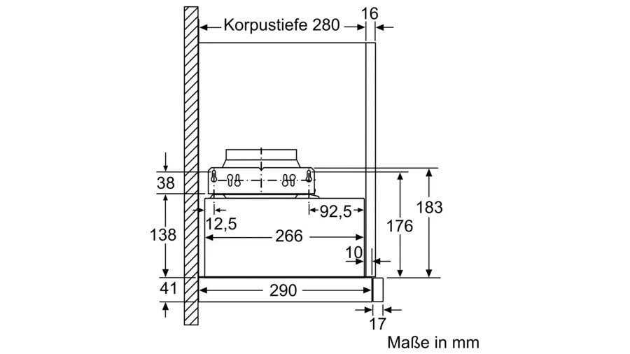 Constructa Flachschirmhaube CD30976 CD30976