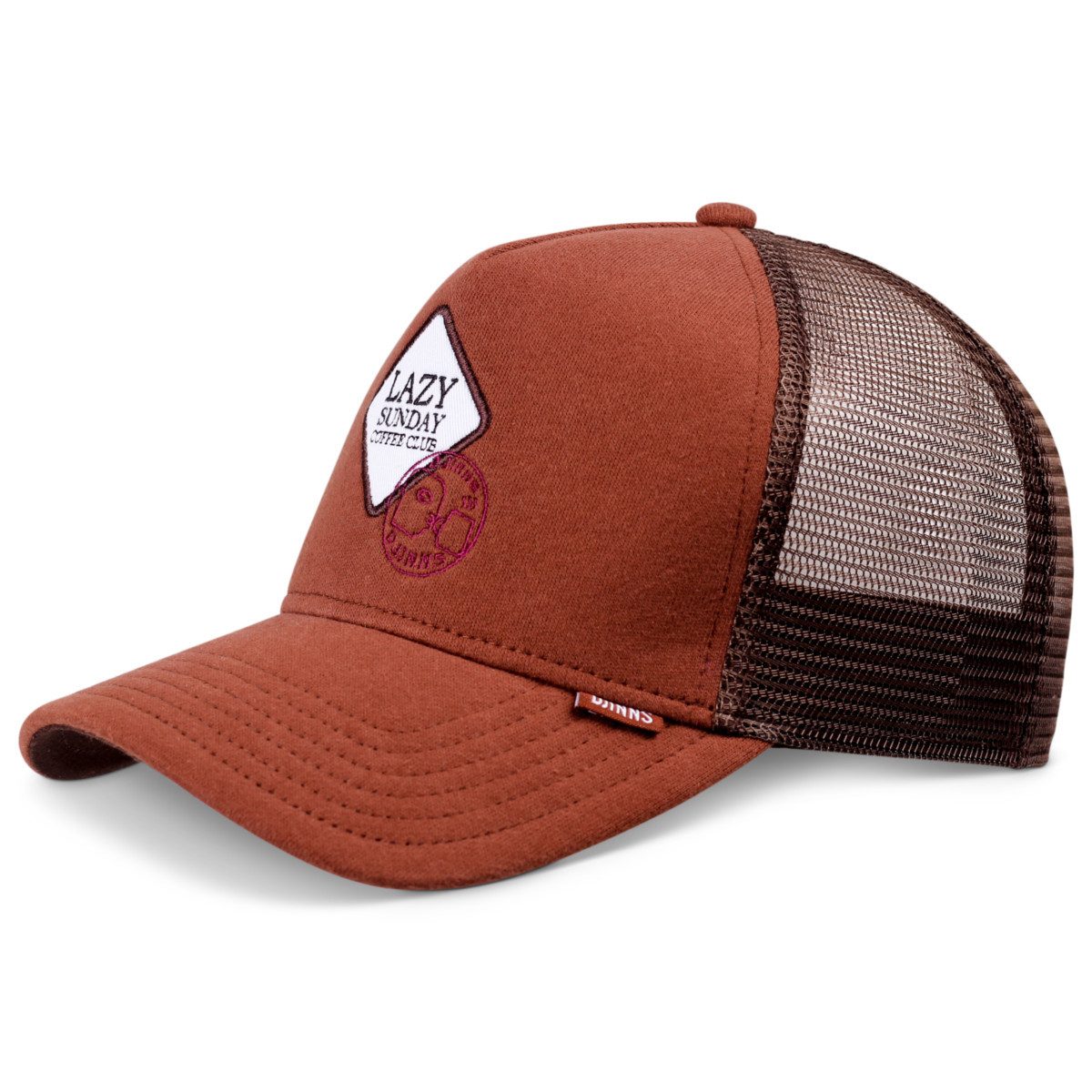 Trucker Cap Djinns HFT Cap LSCC Jersey Rust Brown