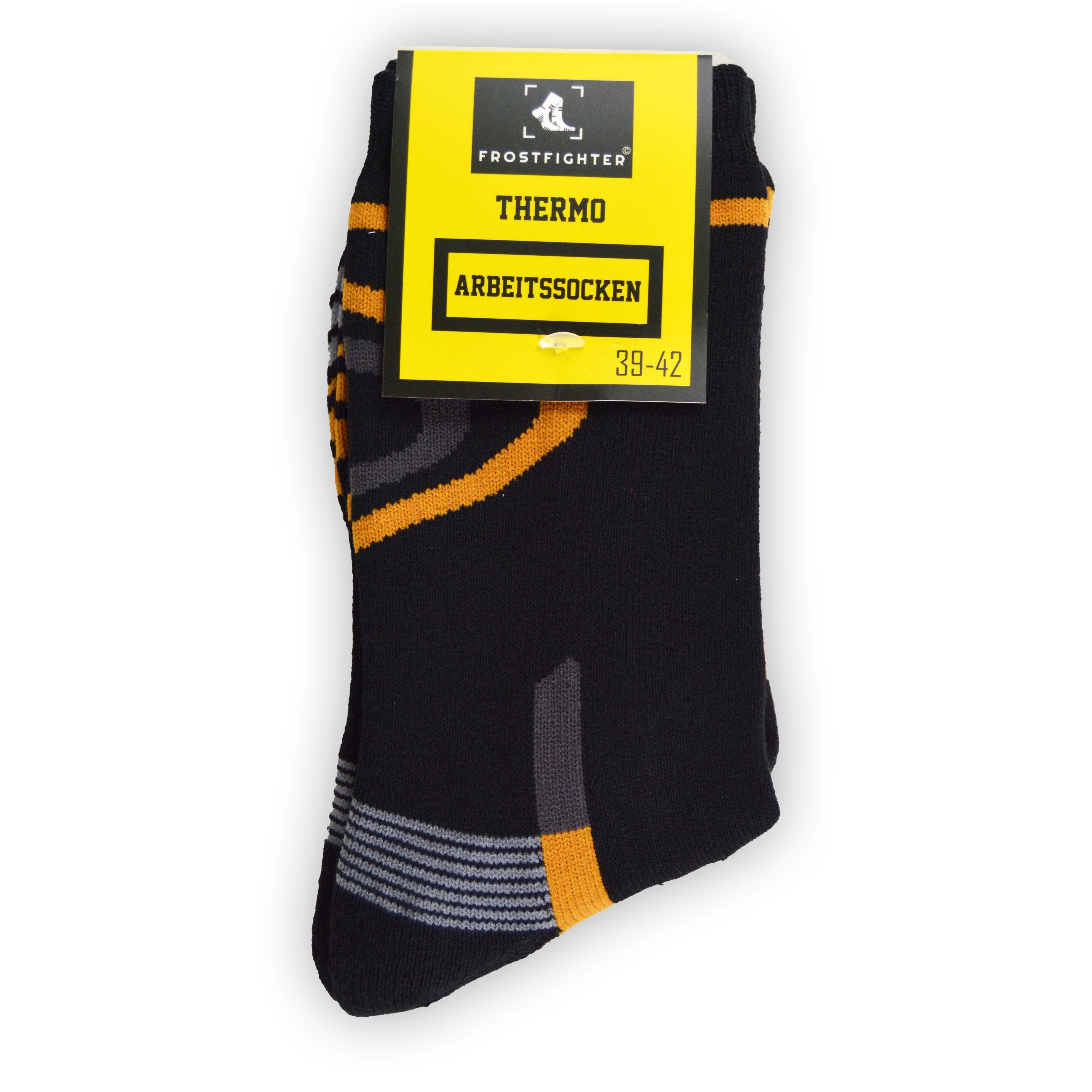 Frostfighter Thermo Arbeitssocken 6 Paar - Dicke Wintersocken Mit Vollfrottee