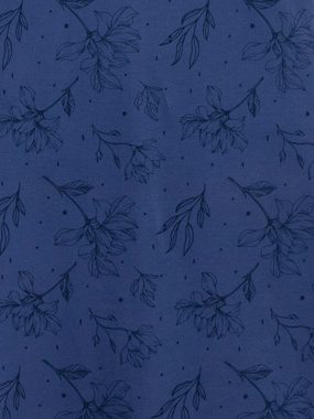 zeitlos Nachthemd Nachthemd Langarm - großer Blumendruck